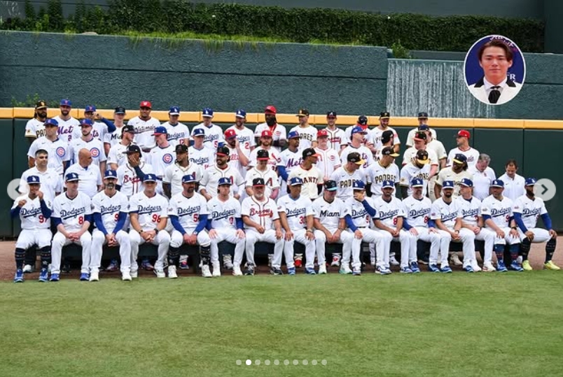MLB》畢業紀念冊缺席風格照！大谷翔平惡搞 　把山本合成放在團體照右上角