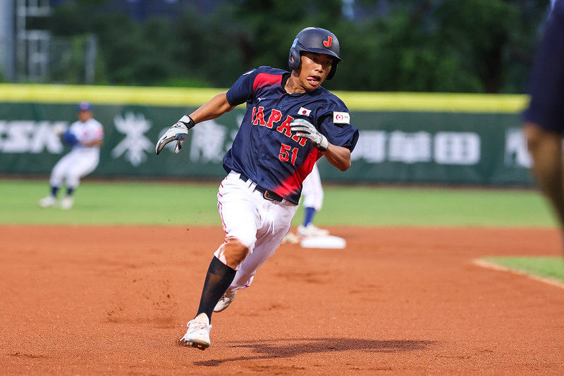 U12世界盃》少棒左右開弓的51號選手　外山泰基驚訝自己開轟