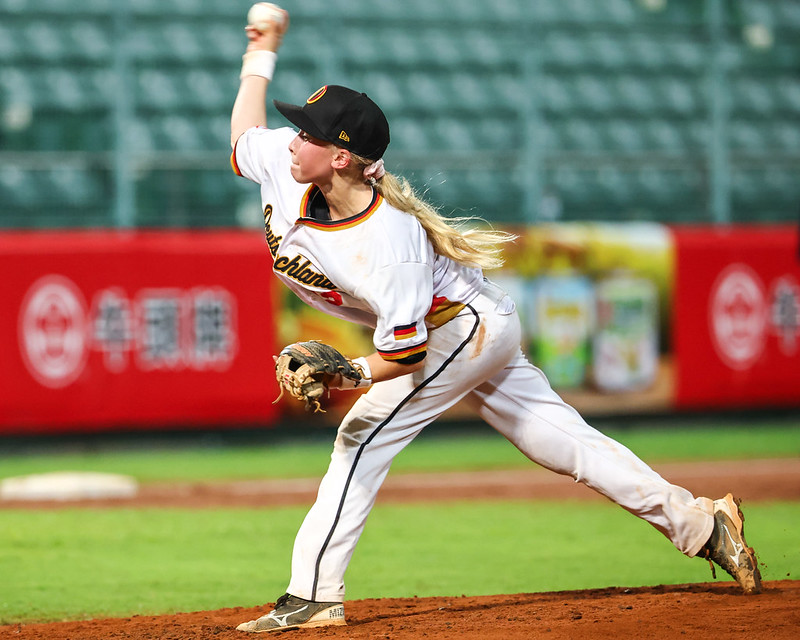 U12世界盃》德國隊5棒主將是女孩　去過紐約洋基球場看球