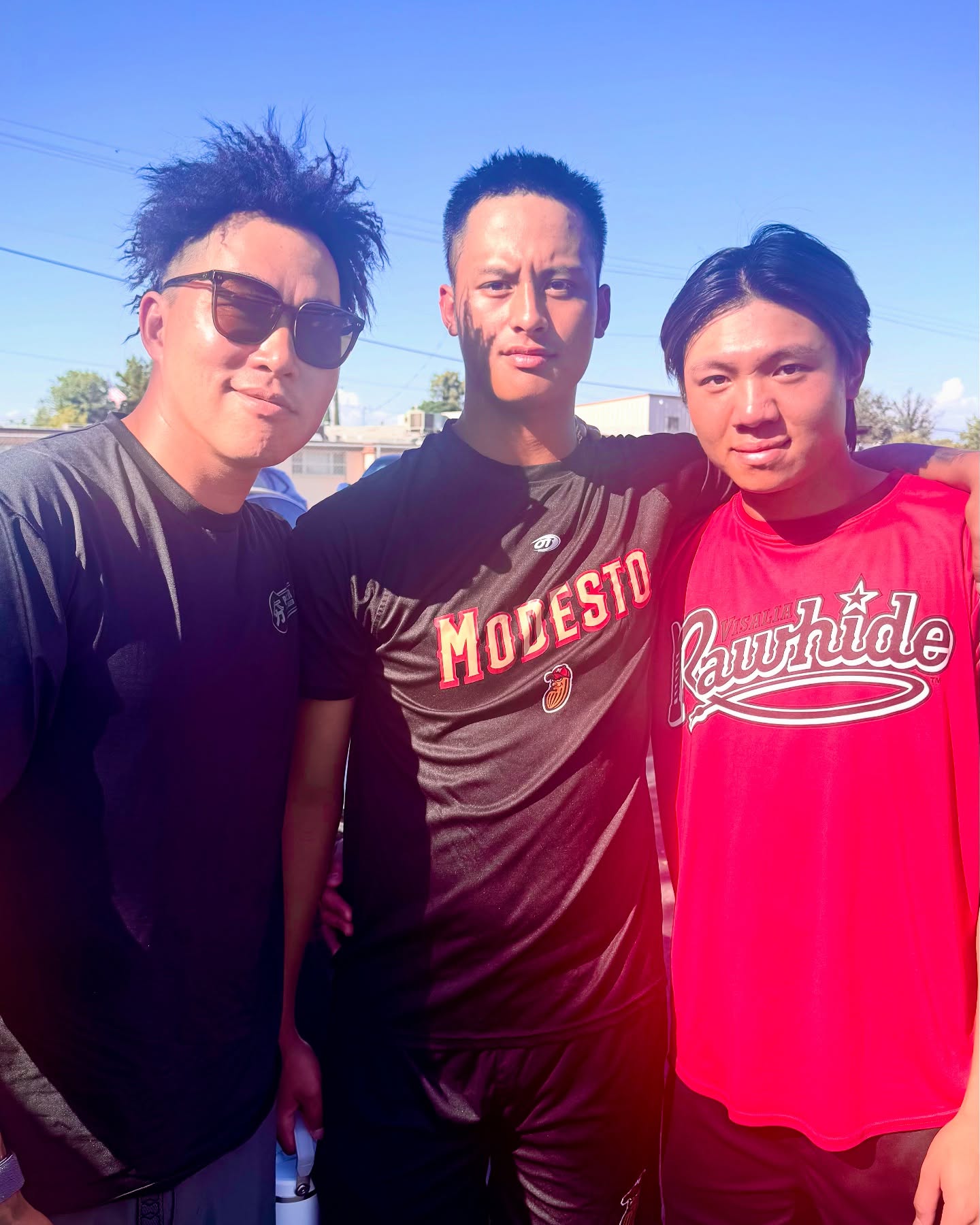 WBC》郭泓志持續探訪中華隊可用之兵　跟沈家羲與黃仲翔相見歡