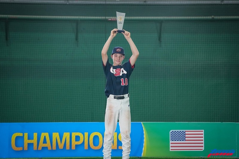 U12世界盃》對戰台灣擊出再見安打　Chikodroff勇奪大會MVP