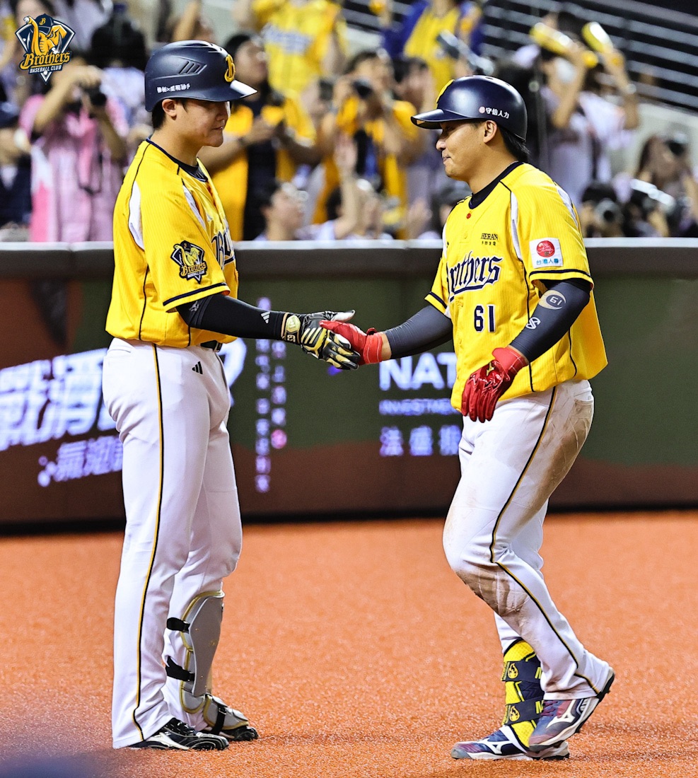 中信兄弟》王政順本季主場第1個MVP、2轟都在大巨蛋　平野盼他有更強烈覺悟