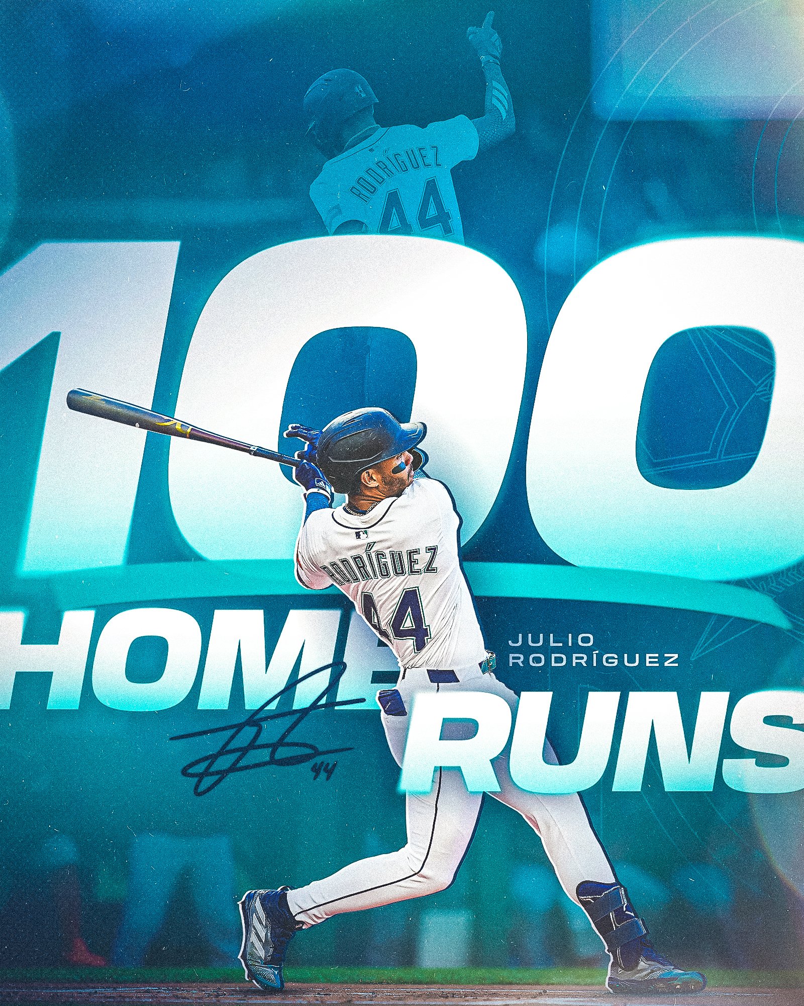 MLB》水手Rodríguez達成百轟　生涯開始連續4季「20轟20盜」史上第一人