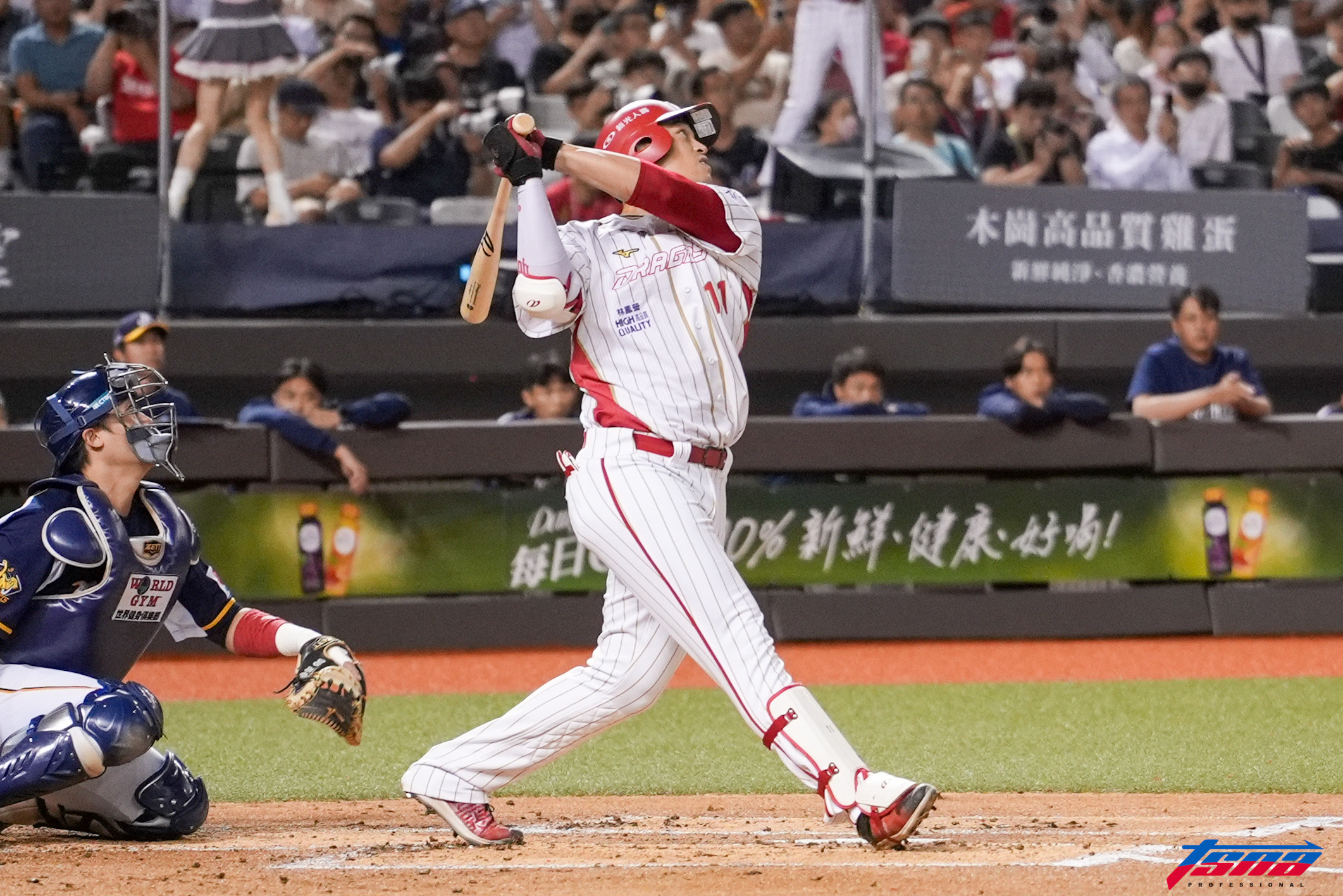 中職》影／朱育賢3分逆轉砲炸裂！　味全龍8月首勝就是對中信兄弟