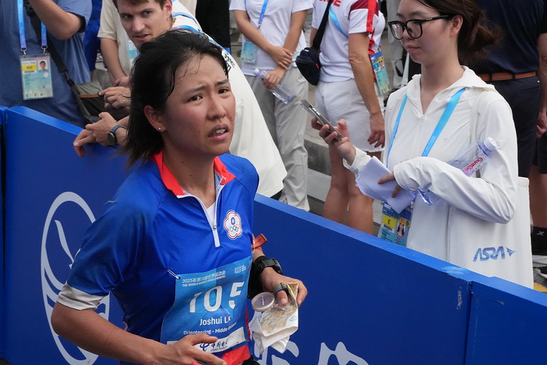 成都世運》定向越野中距離表現不符預期　林弱水落淚