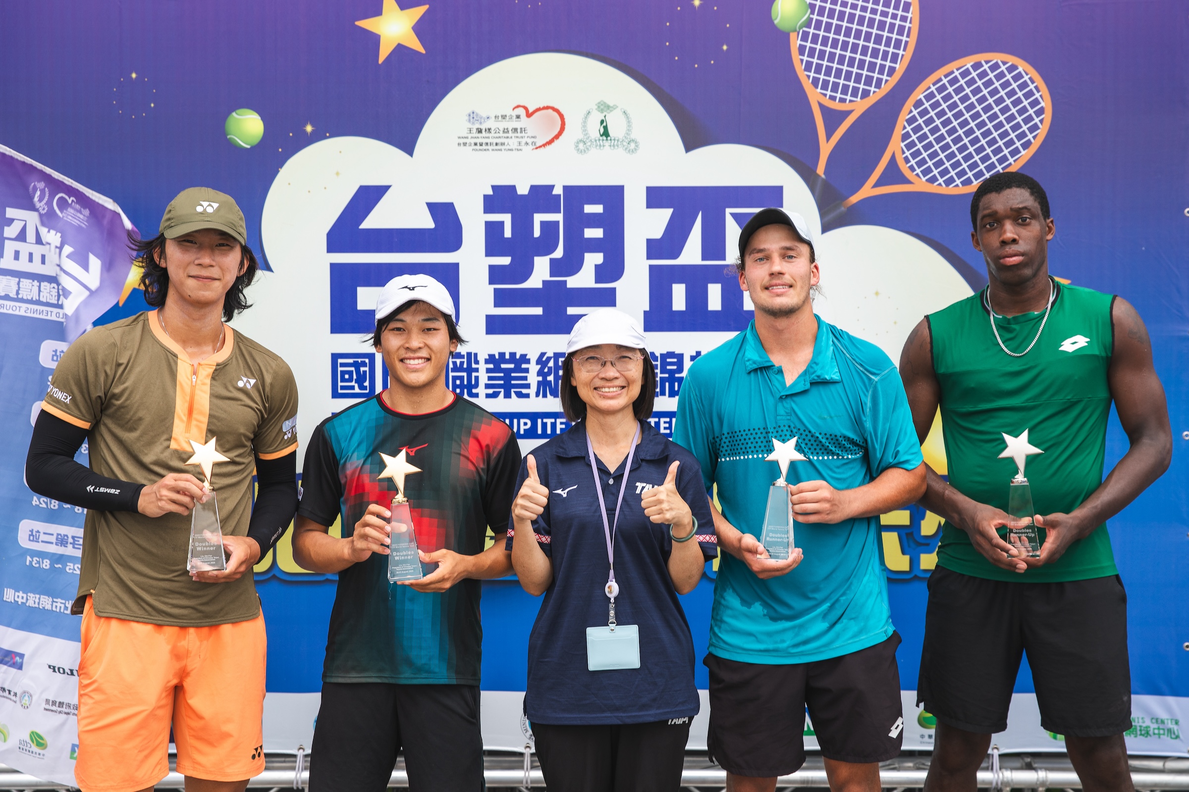 台塑盃男網賽》市川泰誠連兩週奪冠　熱愛臺灣美食