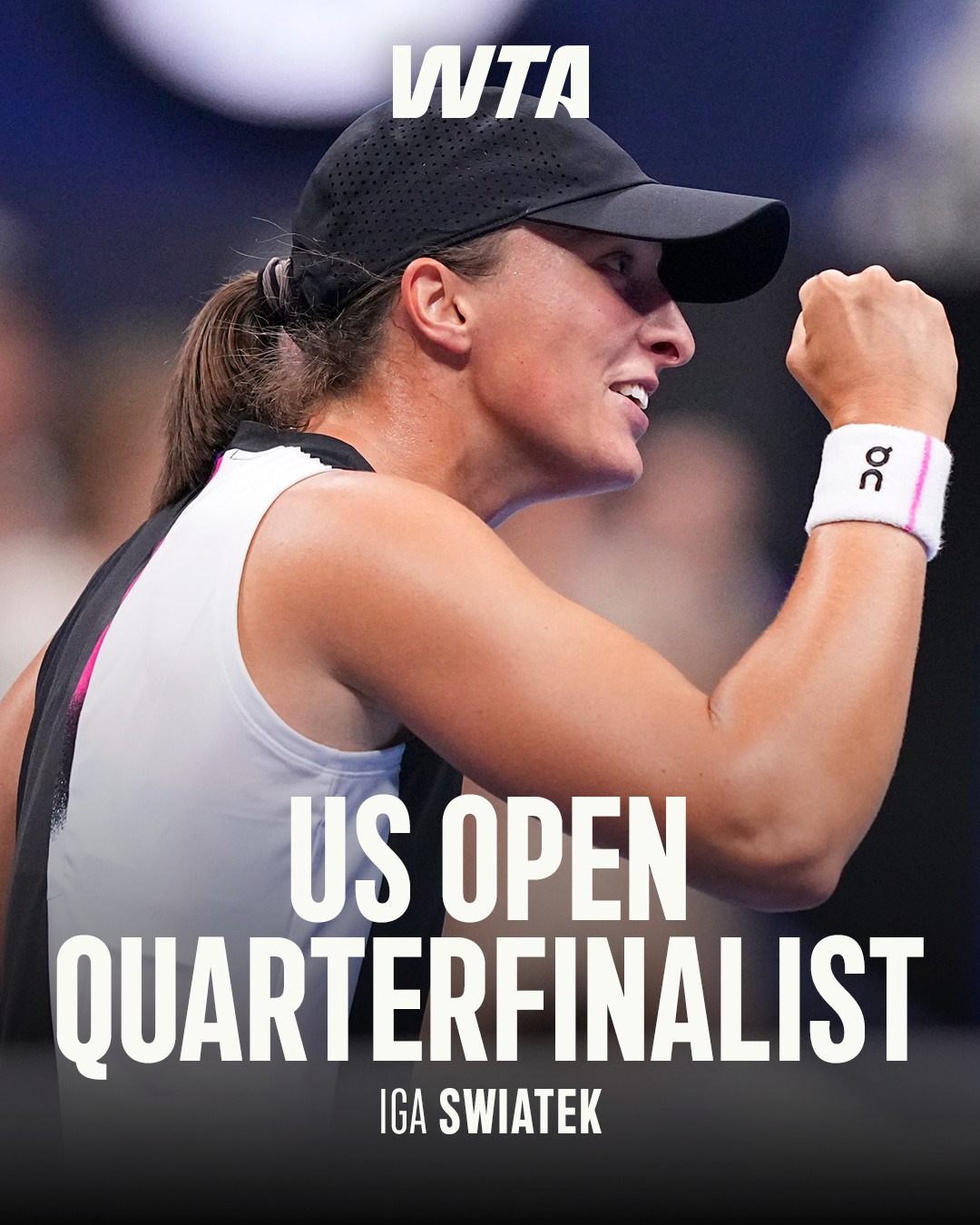 美網》影／Swiatek在8強落馬　被記者問「疲勞」場面尷尬