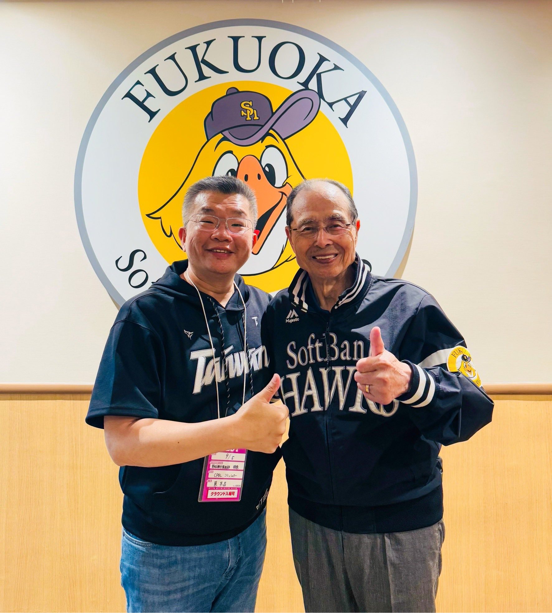 WBC》蔡其昌與王貞治、投手張峻瑋會面　不會缺席林智勝引退