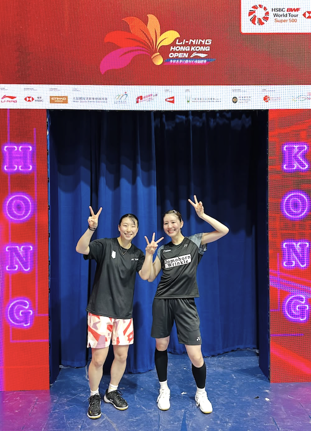 羽球》最美女雙拆夥　志田千陽與新搭檔五十嵐有紗首戰在香港　「既緊張又期待」