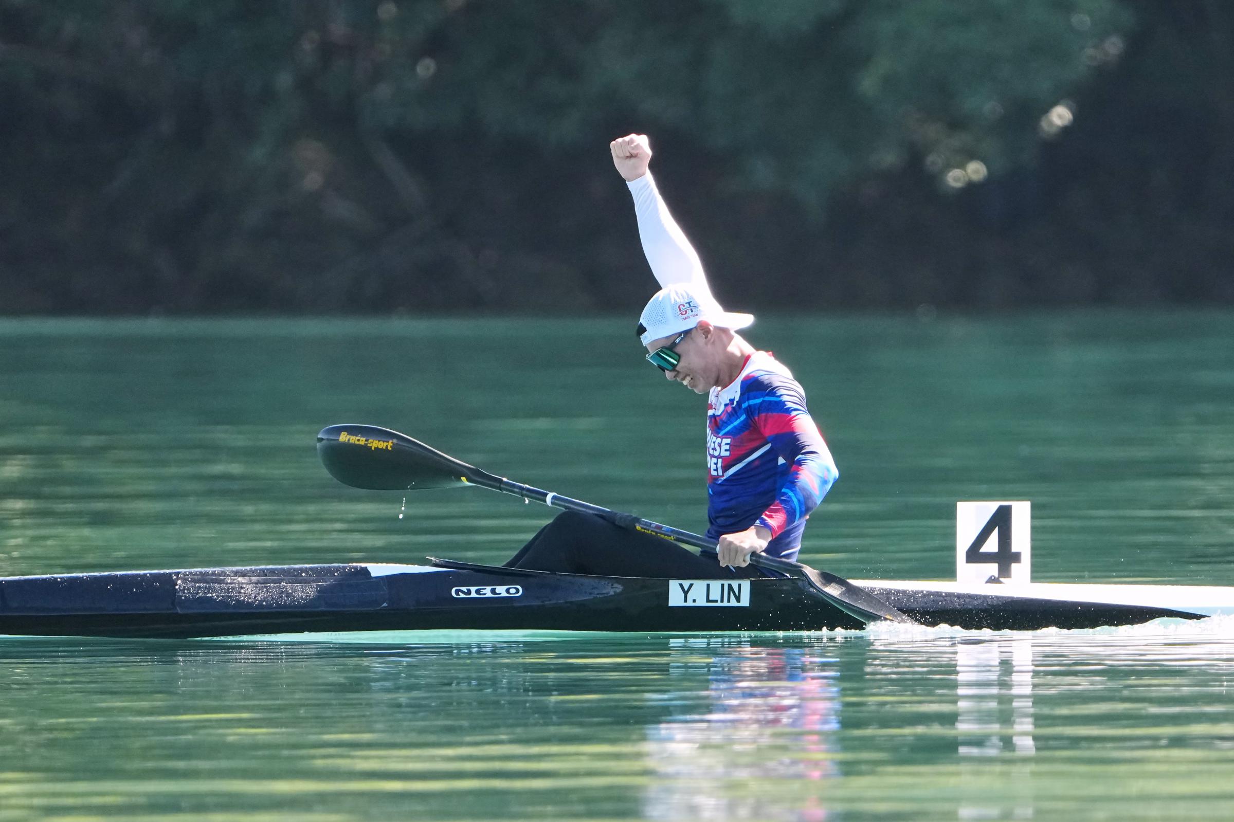 全運》享受被期待的壓力 臺北市林雍博男子1000公尺單人愛斯基摩艇四連霸