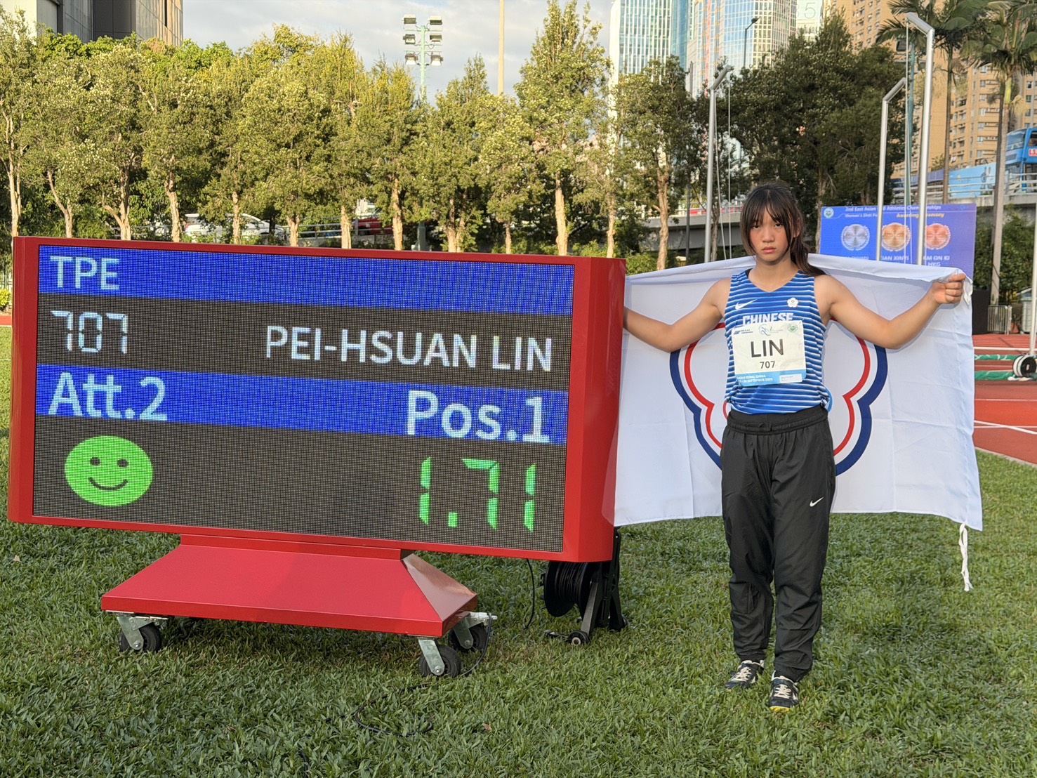 東亞U20田徑錦標賽》「全能美少女」林沛萱跳高金牌！戴佑芩女子標槍金牌！