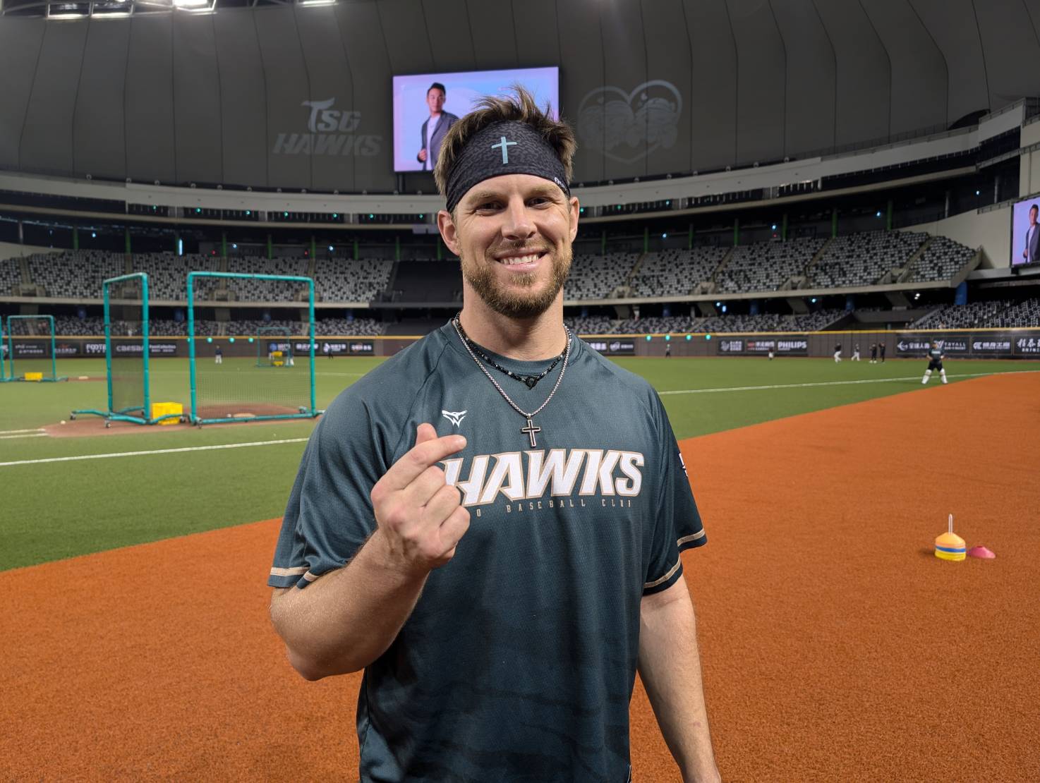 台鋼雄鷹》用中文跟記者說「上帝祝福你」　後勁分享強大心態秘訣