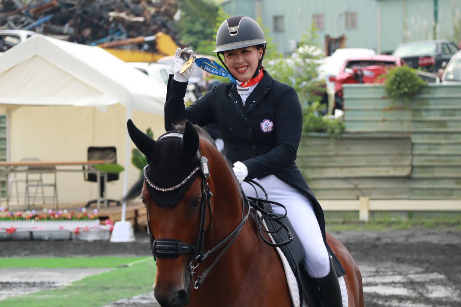 全運》馬術馬術賽事全數落幕　葉繡華雙金達成三連霸