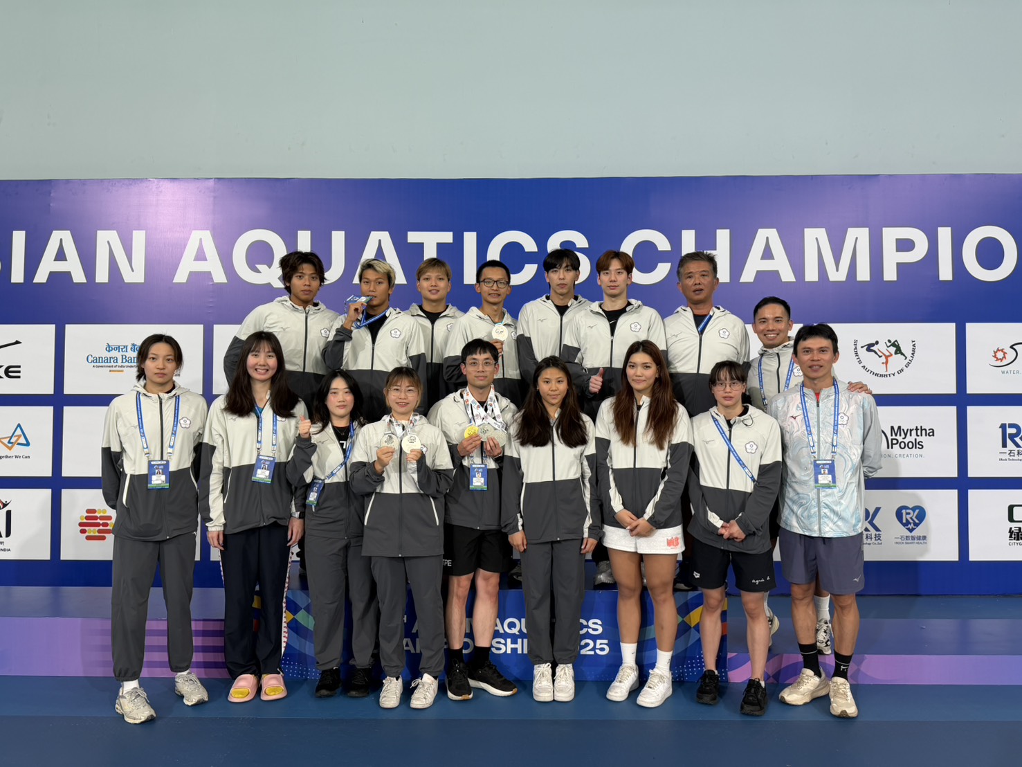 游泳》亞錦賽王冠閎雙金　中華隊創24年最佳成績　游協感謝選手在全運會前付出