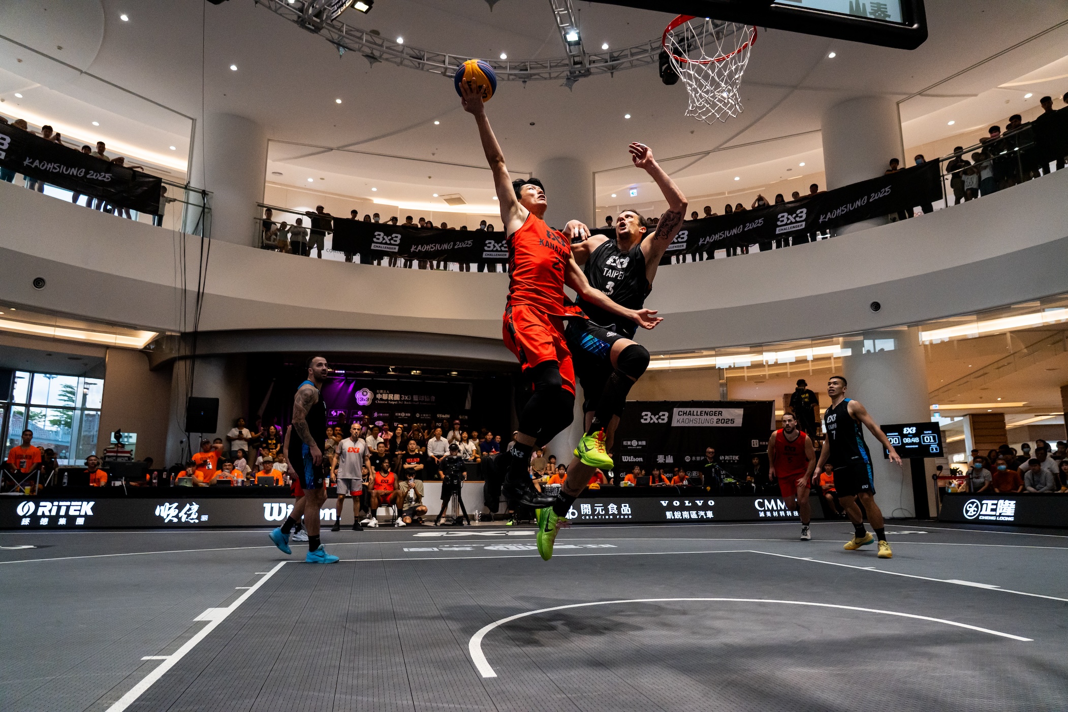 FIBA 3x3高雄挑戰賽》台灣主場熱力全開　台北永豐旺寶獲亞軍、日本金澤奪冠軍