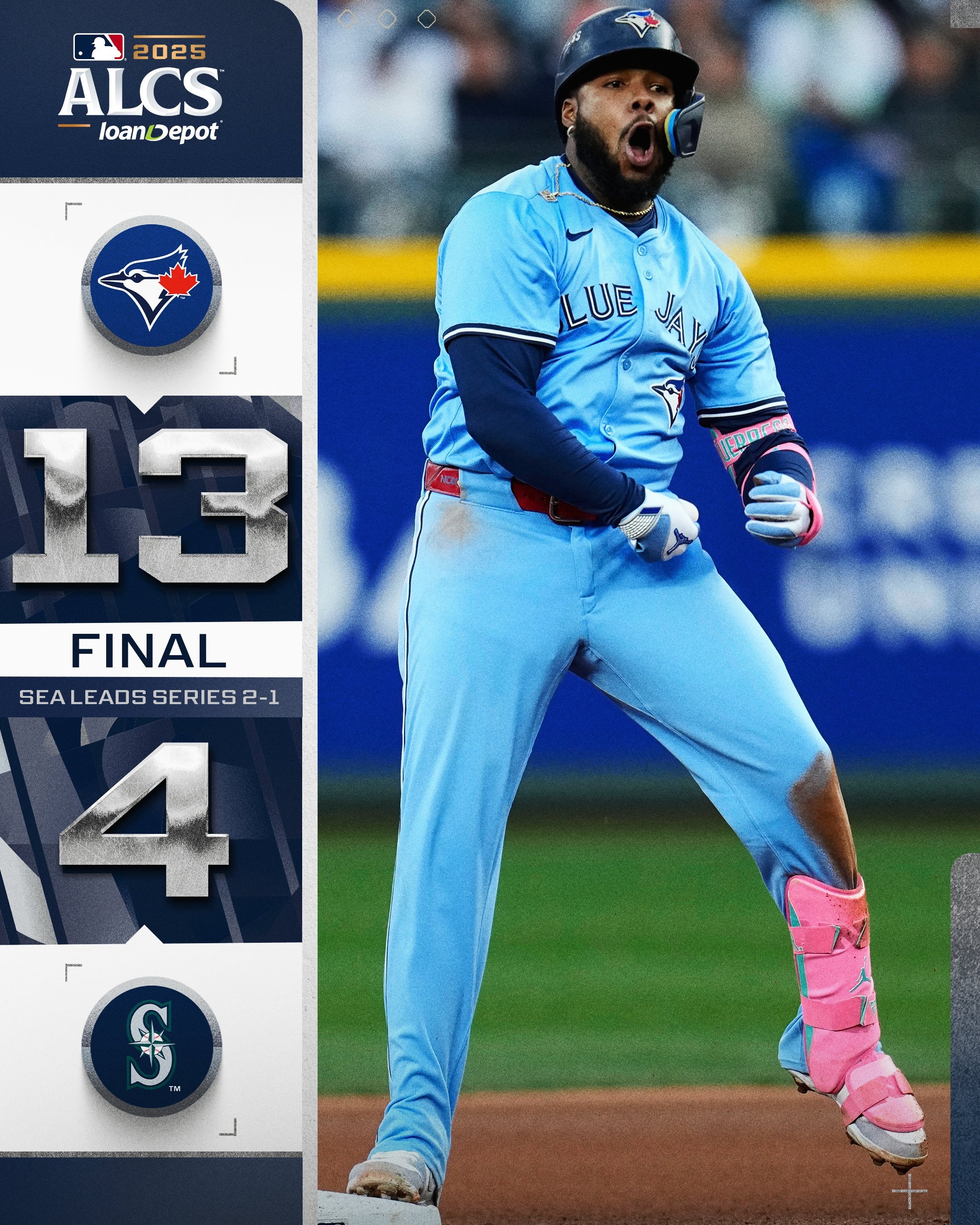 MLB》藍鳥火力全開炸裂5轟　痛宰水手扳回美聯冠軍戰一城