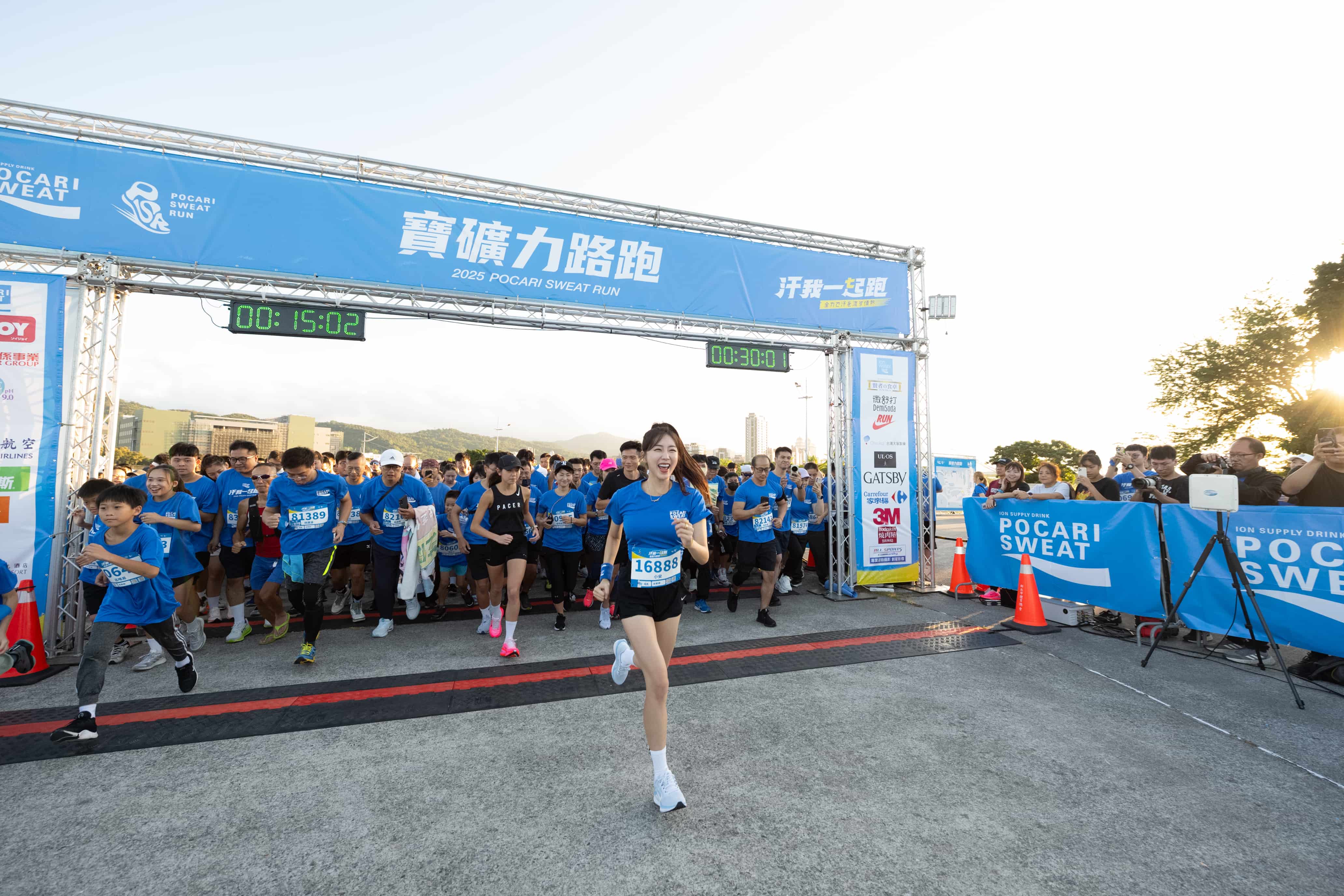 路跑》安芝儇寶礦力路跑獻出人生首次　沿途與跑者打氣成功完賽
