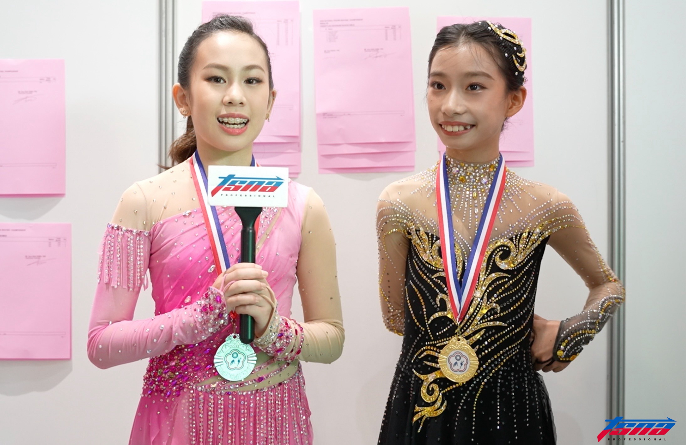 極光培育計畫》少年低齡女子組金華真、陳瀅心　率真分享花式滑冰樂趣