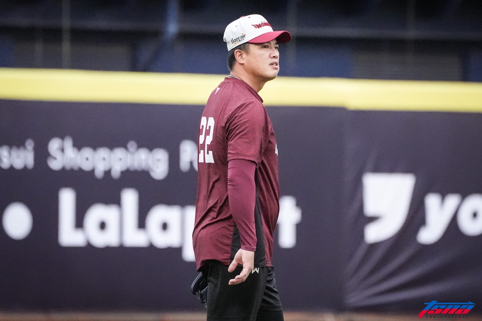 台灣大賽》桃猿本季主場最終戰燈光秀2.0為他量身訂作　朱承洋嚇到但很興奮