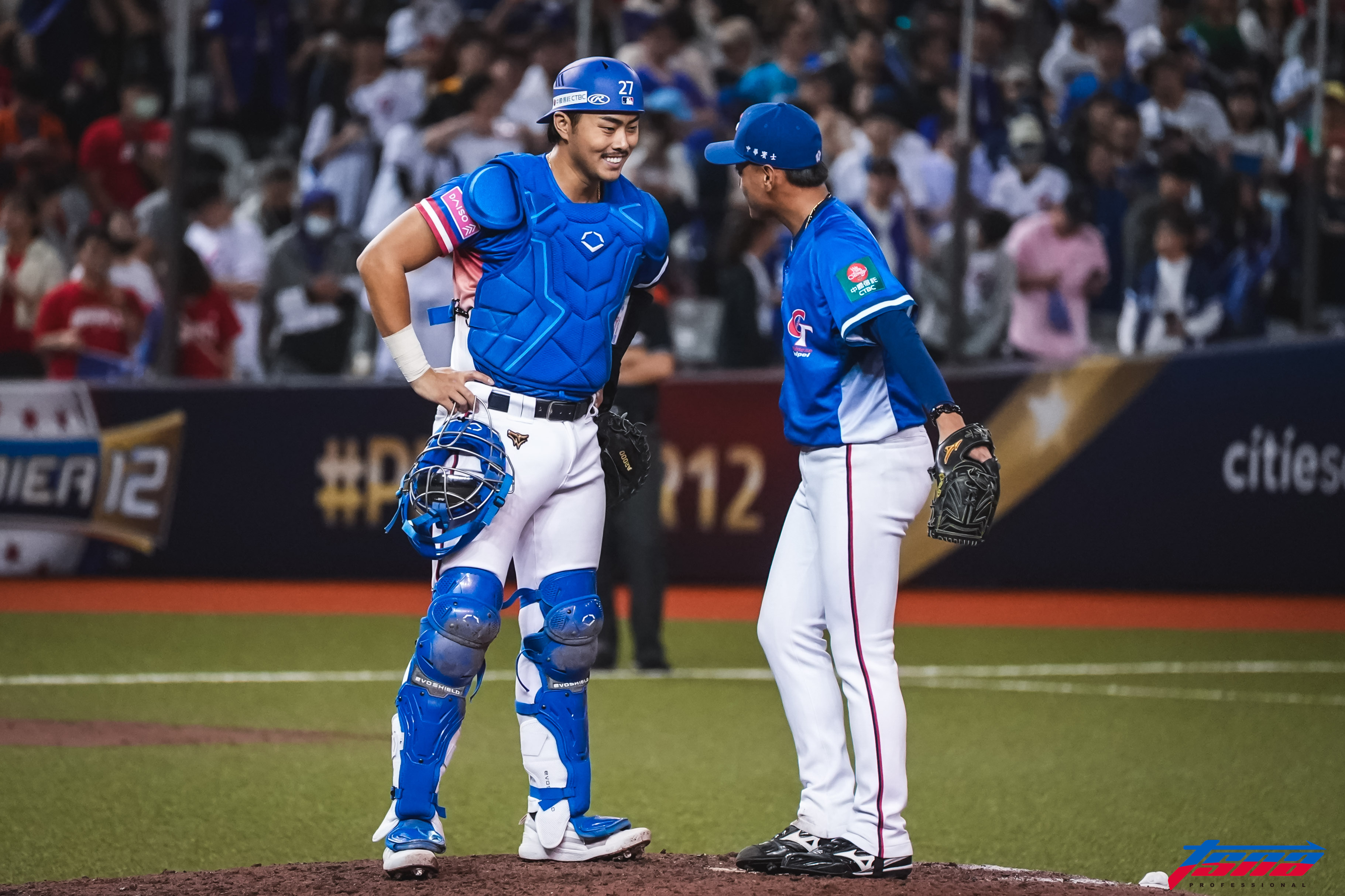 日職》林家正「坐著傳球」很特別！　火腿捕手田宮裕涼也想多學習