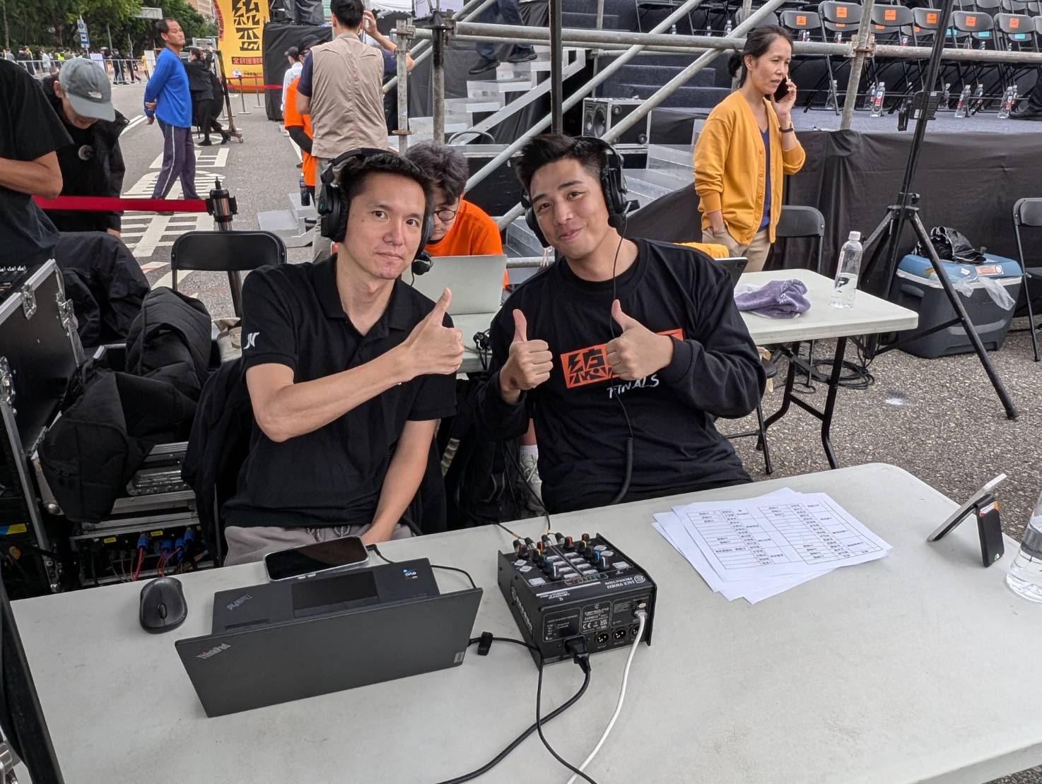 總統盃3x3》在總統府前當球評好榮幸！　林力仁笑：感覺身居高位