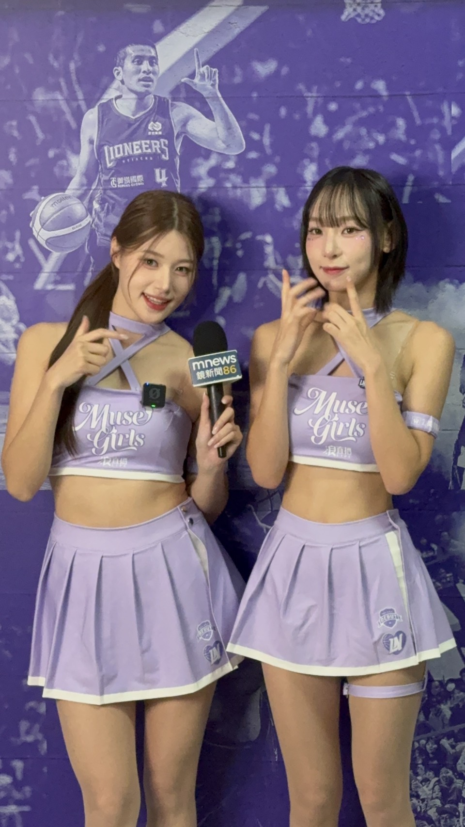 TPBL》韓籍啦啦隊合體首秀話題爆棚　鄭熙靜、李藝斌大方分享心中最愛球員