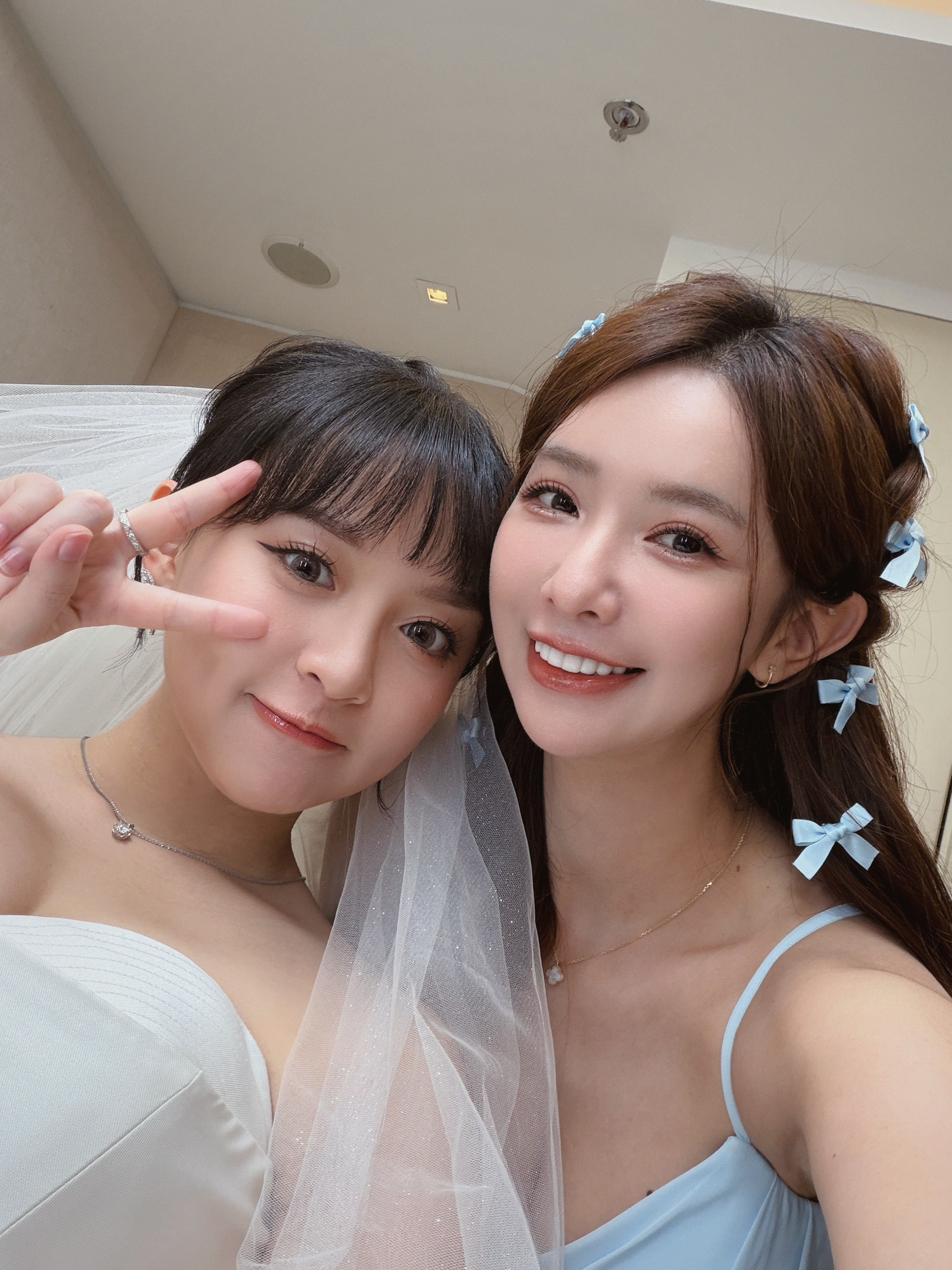 富邦啦啦隊》禾羽擔任陳詩媛伴娘見證幸福　抽中捧花笑稱：有好的對象歡迎幫我介紹