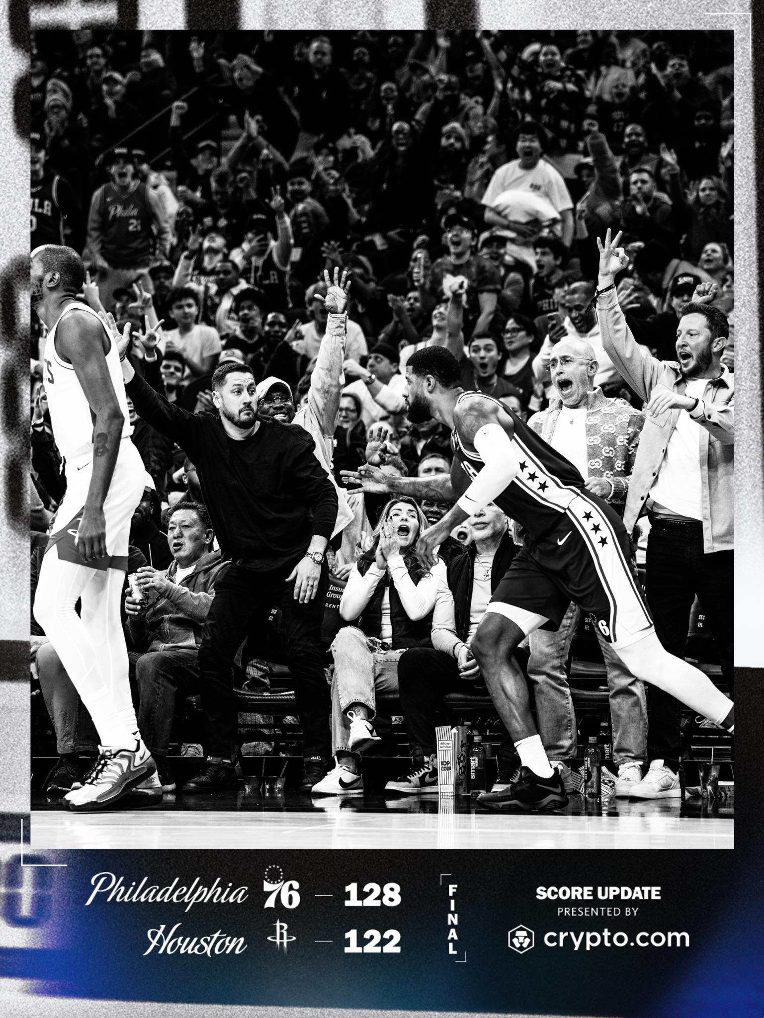 NBA》Embiid大三元、Maxey轟36分　76人加班擊敗火箭