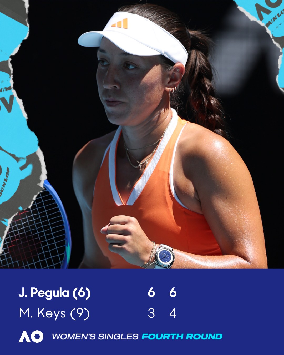 澳網》美國內戰　Keys輸給好友衛冕失利　Pegula：至少我們其中一個人能再往前走