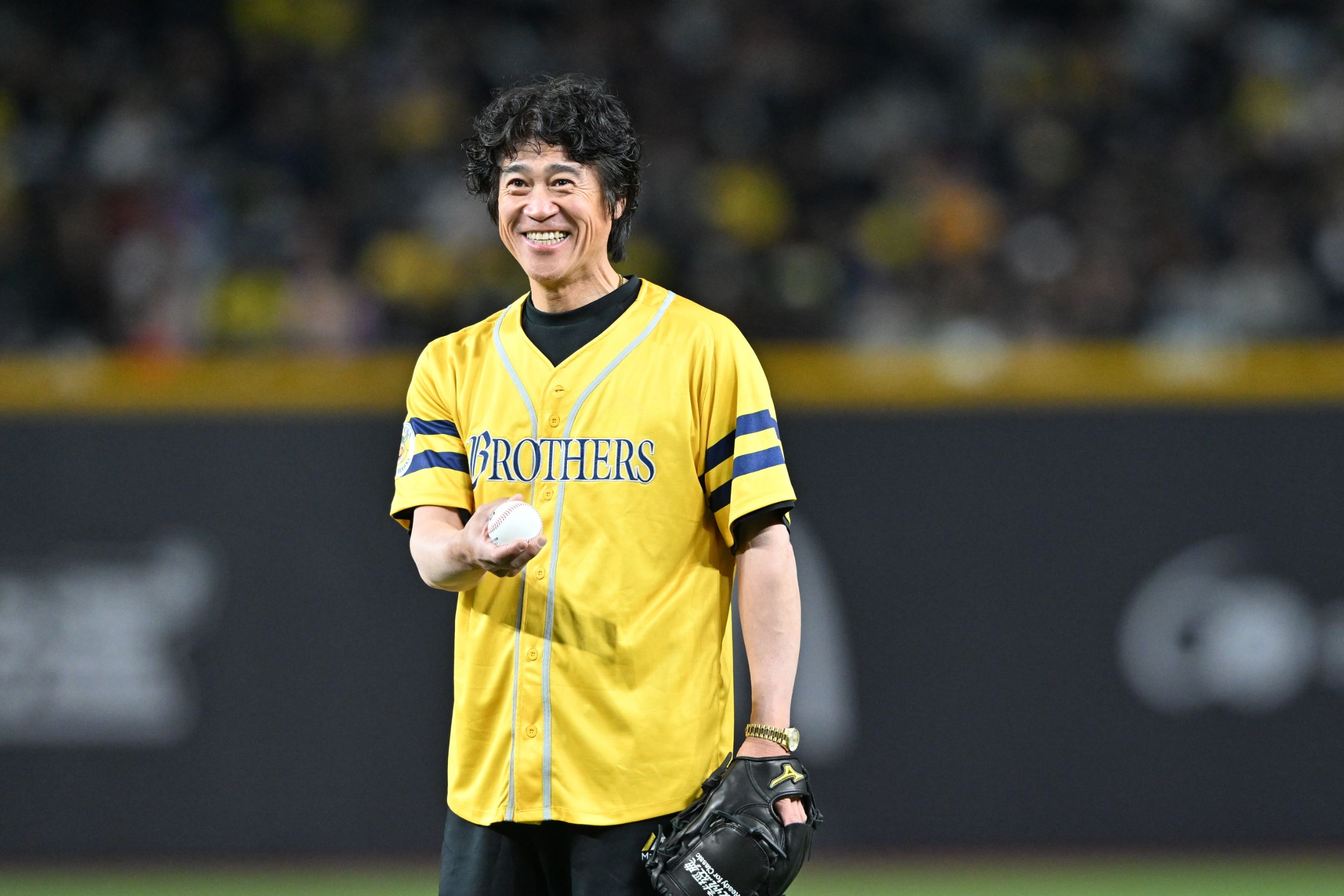 台日交流賽》城島健司開球！　2003年曾擔任來台交流賽捕手