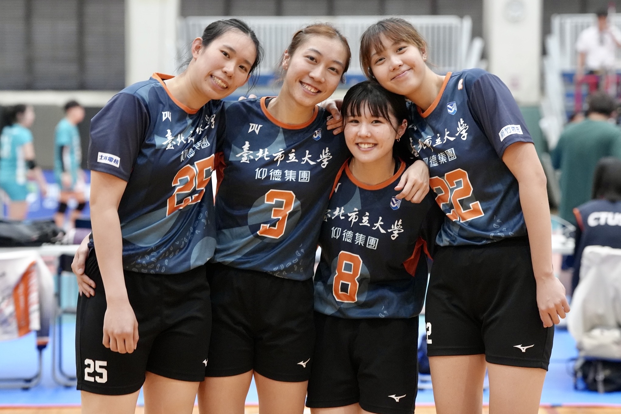 北市大女排》隊上有香港、日本、大馬學生　用球技為台灣外交宣傳