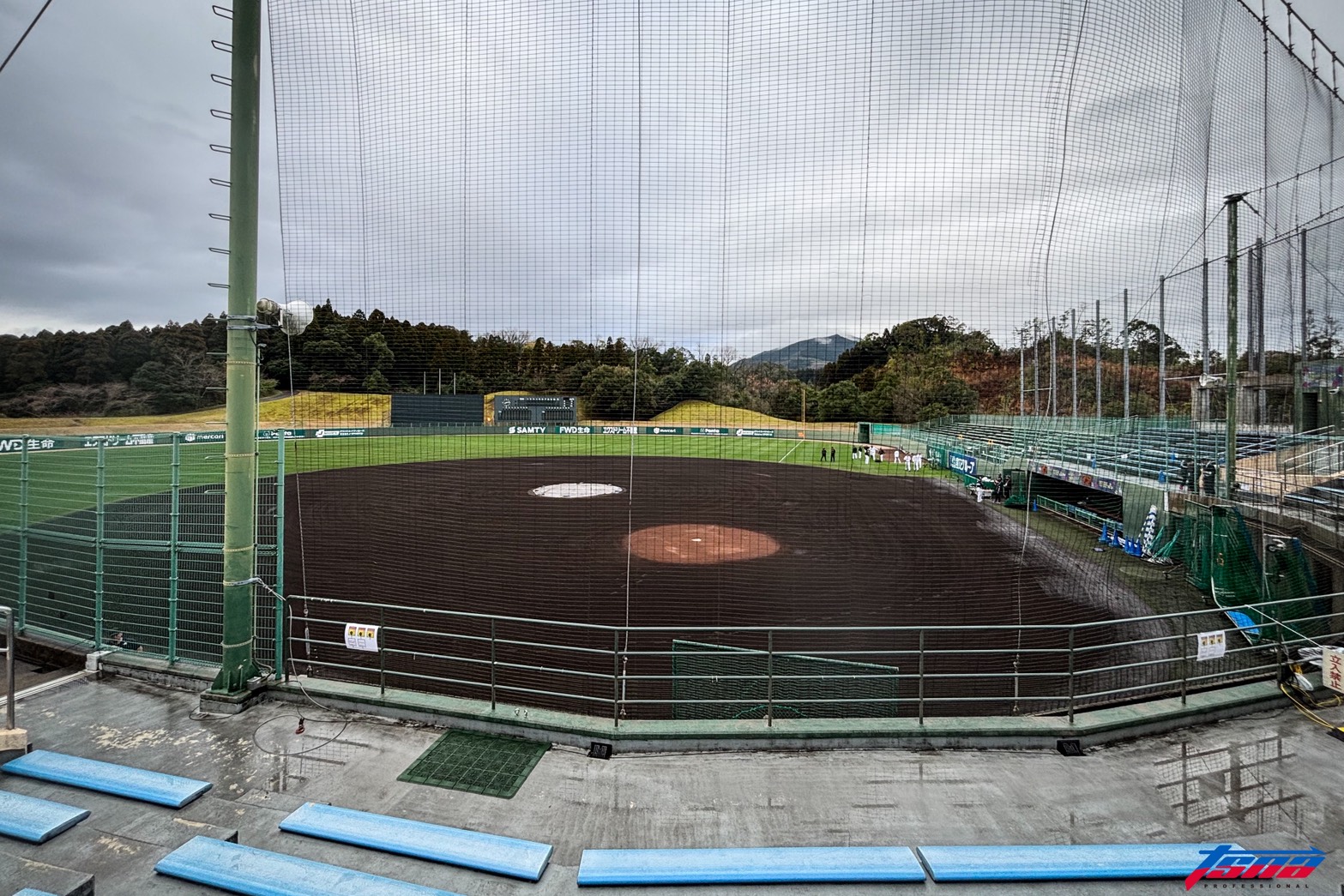 WBC》宮崎雨停了熱身賽預期能開打　張峻瑋對母隊軟銀鷹二軍先發