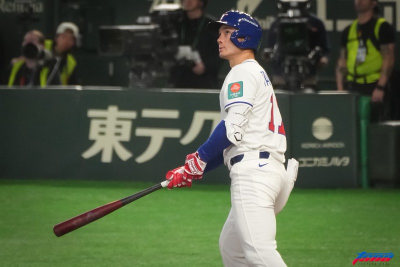 WBC》費仔界外3分砲！曾豪駒挑戰未果　台灣應援團期待落空