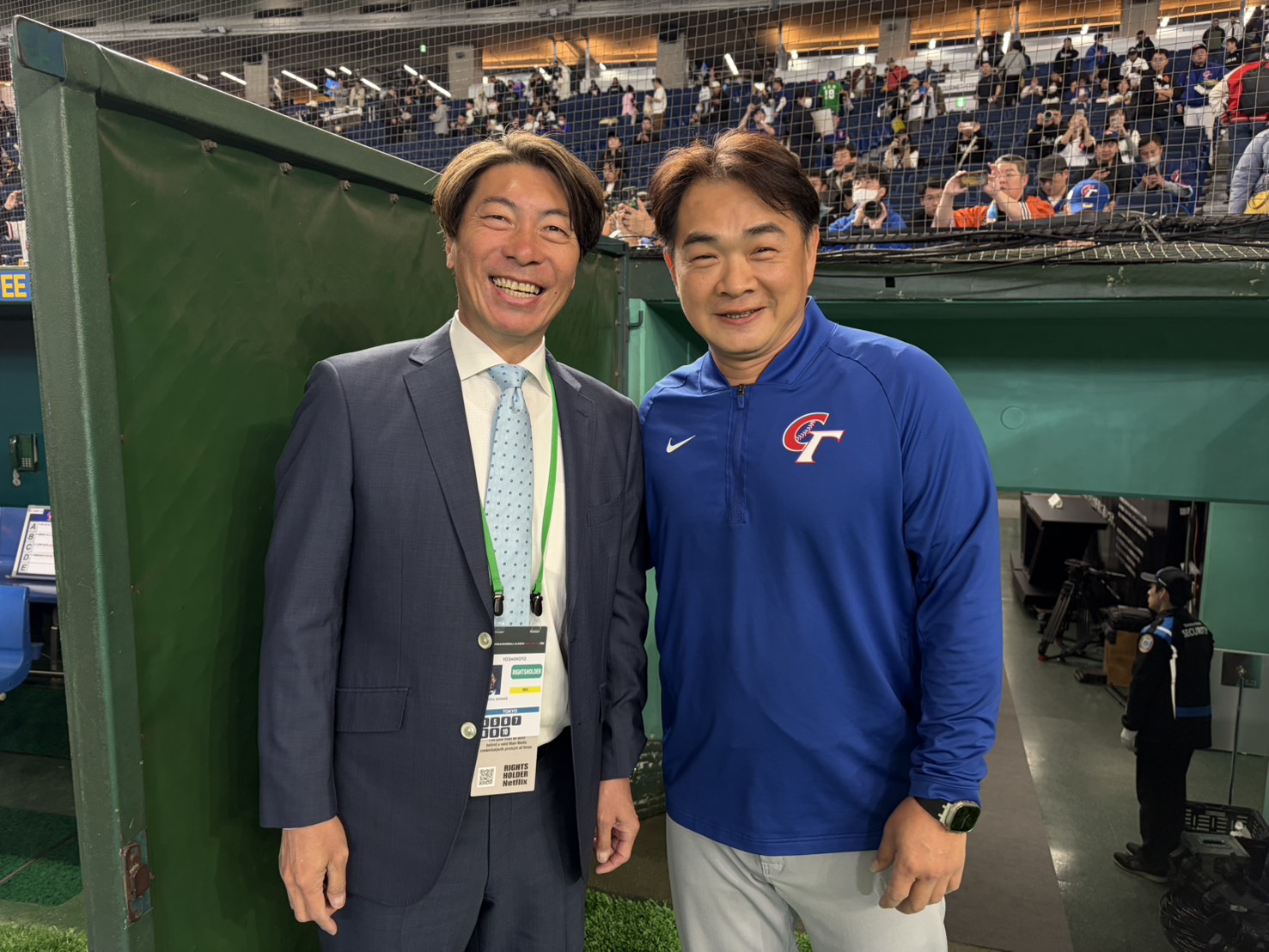 WBC》高津臣吾到場跟恰恰、火哥敘舊！　談台灣晉級說出名言