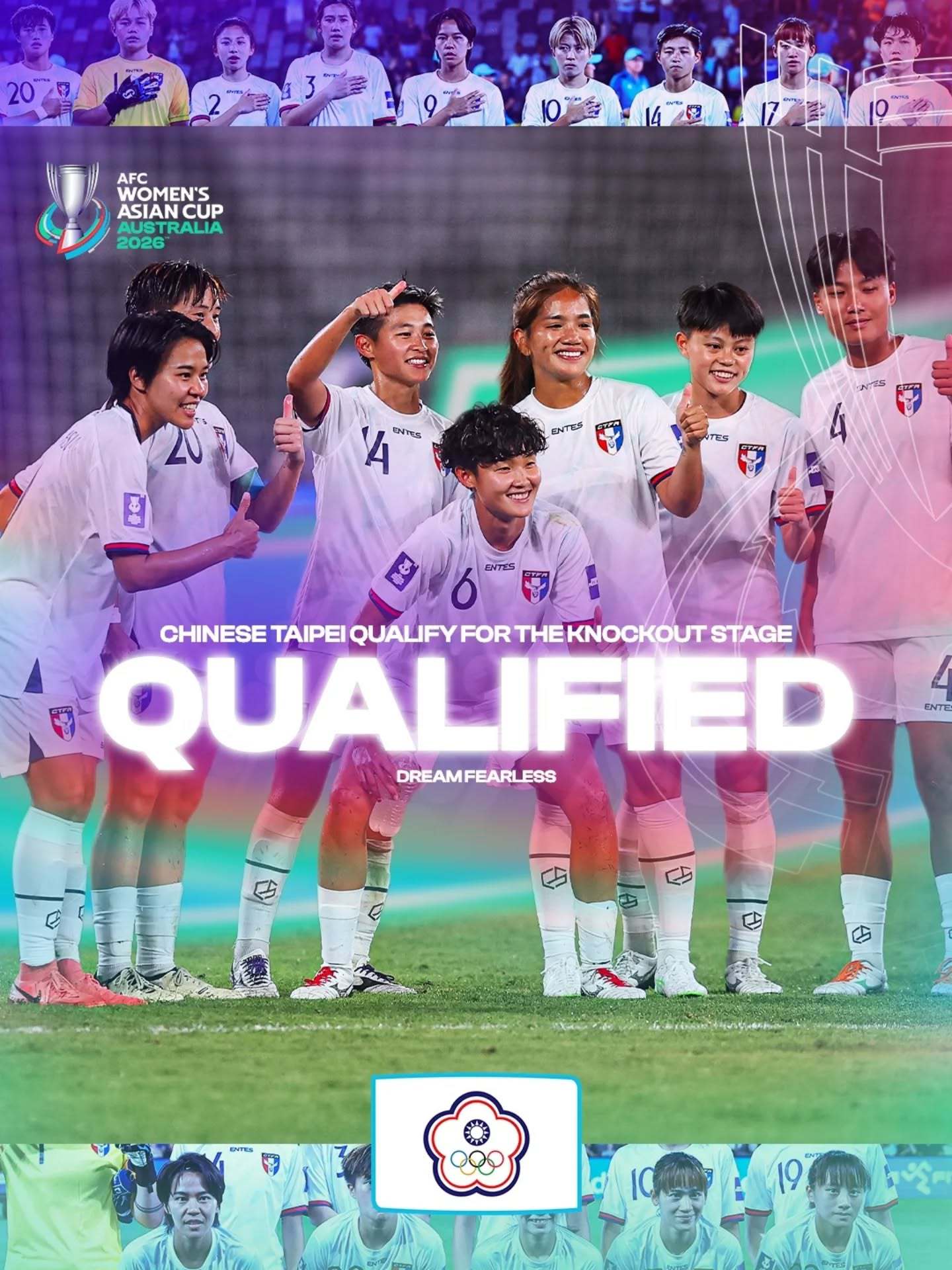 女足亞洲盃》中華對中國交戰紀錄　中華26戰全敗、進2球