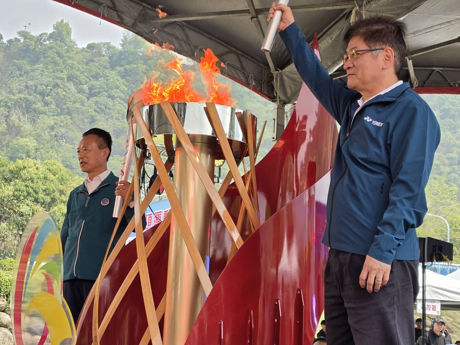 全中運》聖火於嘉義點燃　3月23日逆時鐘環台傳遞