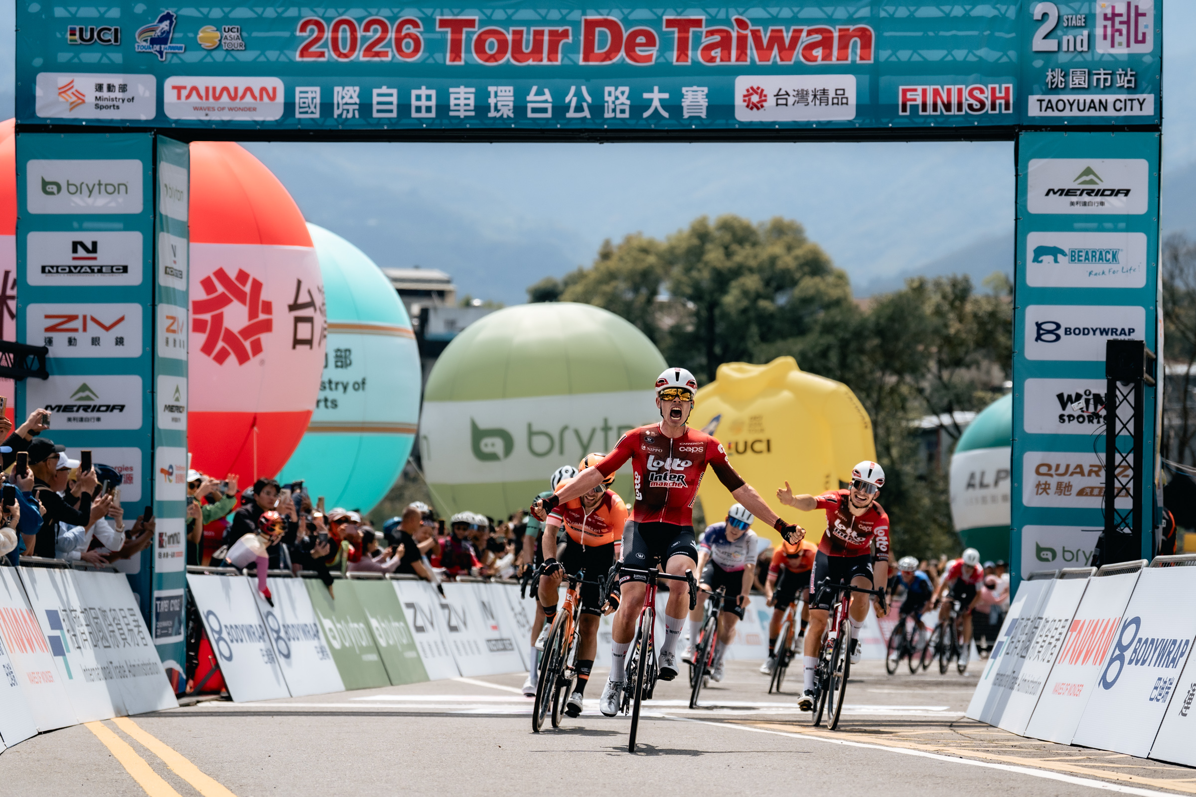 環台賽》桃園站澳洲選手Fox包辦黃衫、單站冠軍　台將何彥誼亞洲第9