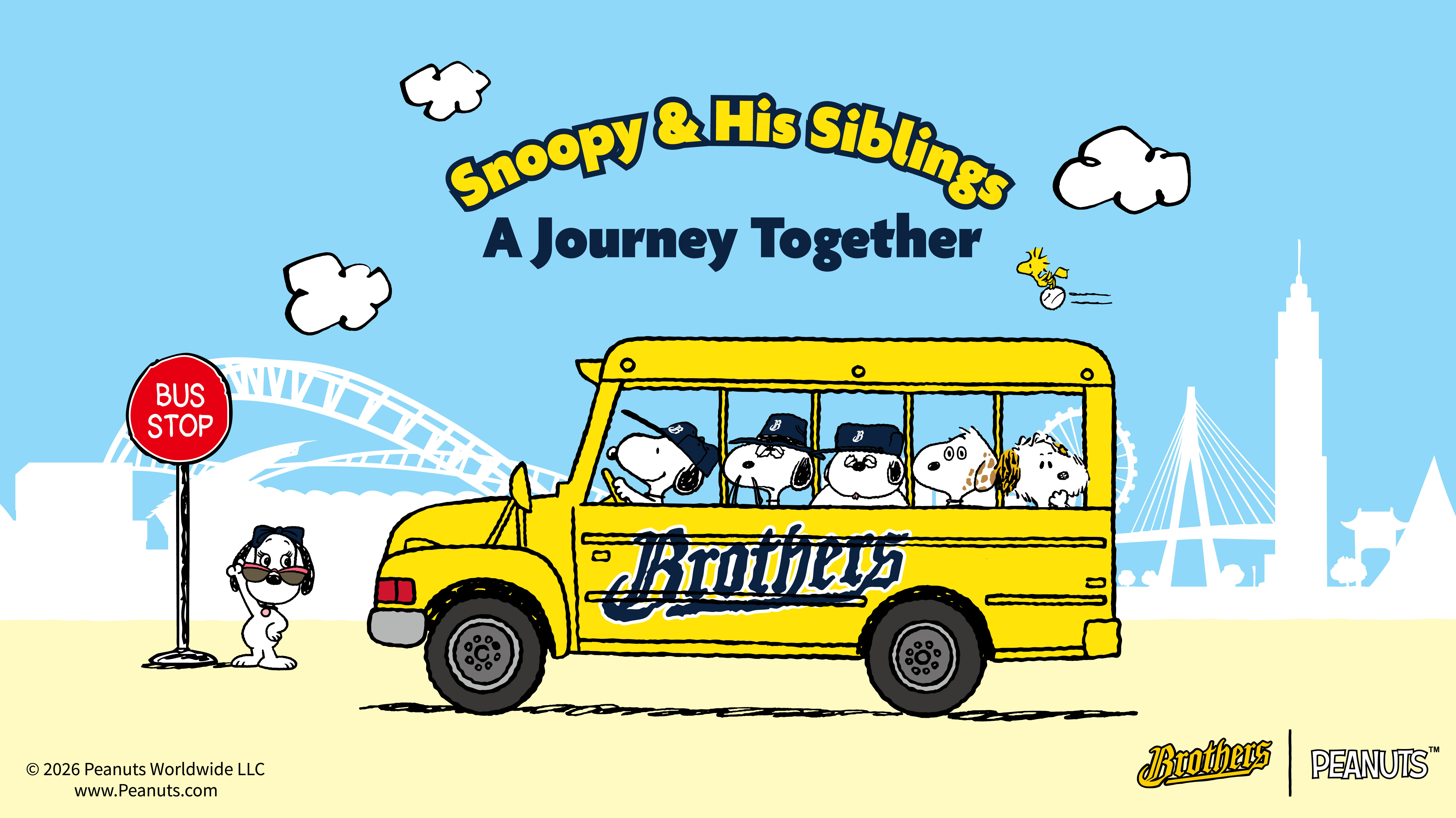 中信兄弟》「中信兄弟×花生漫畫」聯名主題日來了！　Snooy軟萌登場