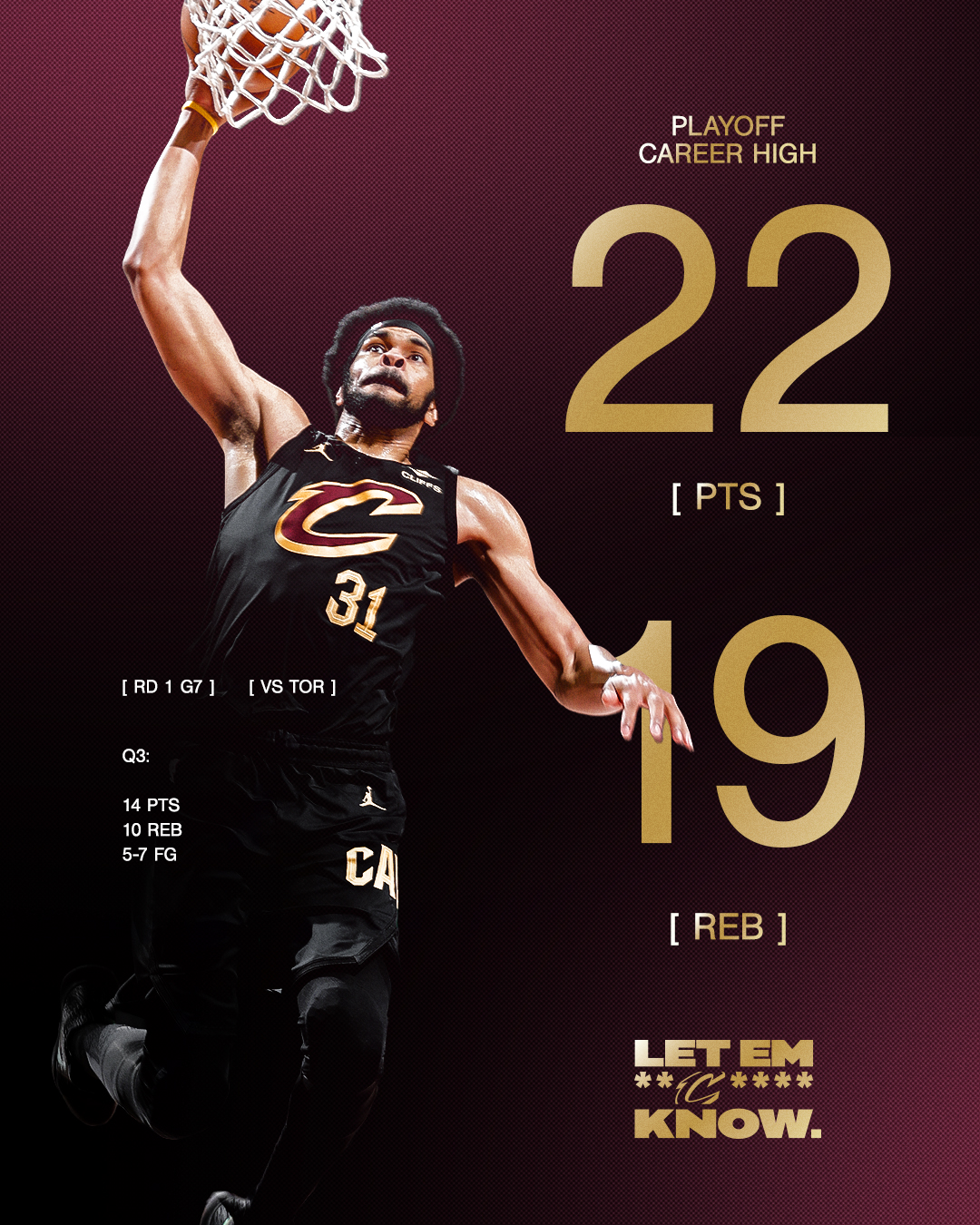 NBA》G7數據比肩LeBron　騎士Allen：打得很開心
