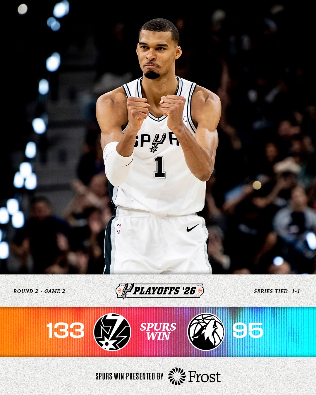 NBA》馬刺133比95灰狼　灰狼締造隊史最慘季後賽敗仗