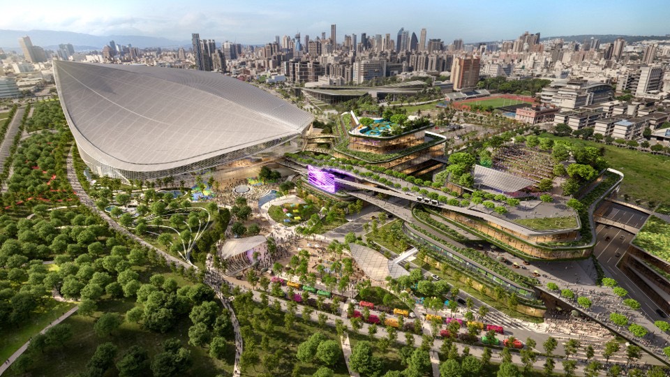 台中超巨蛋，台中市政府提供。