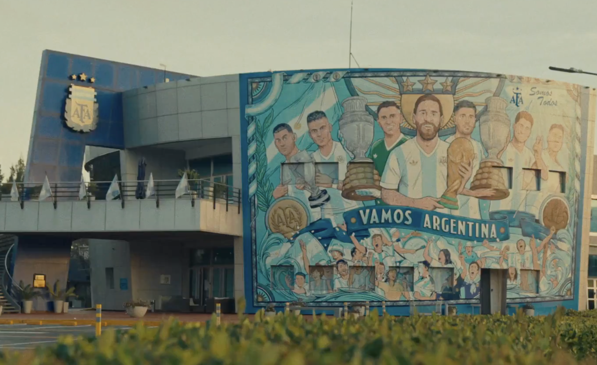 阿根廷足球隊示意圖。（翻攝Selección Argentina in English）