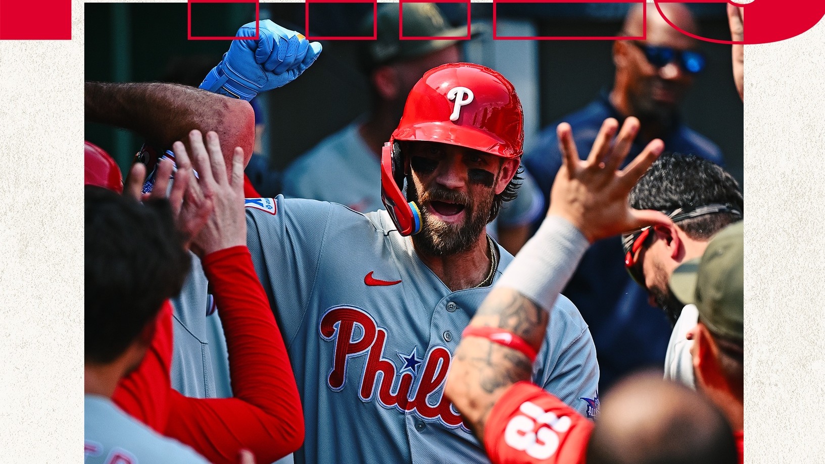 費城人球星Bryce Harper，費城人推特。