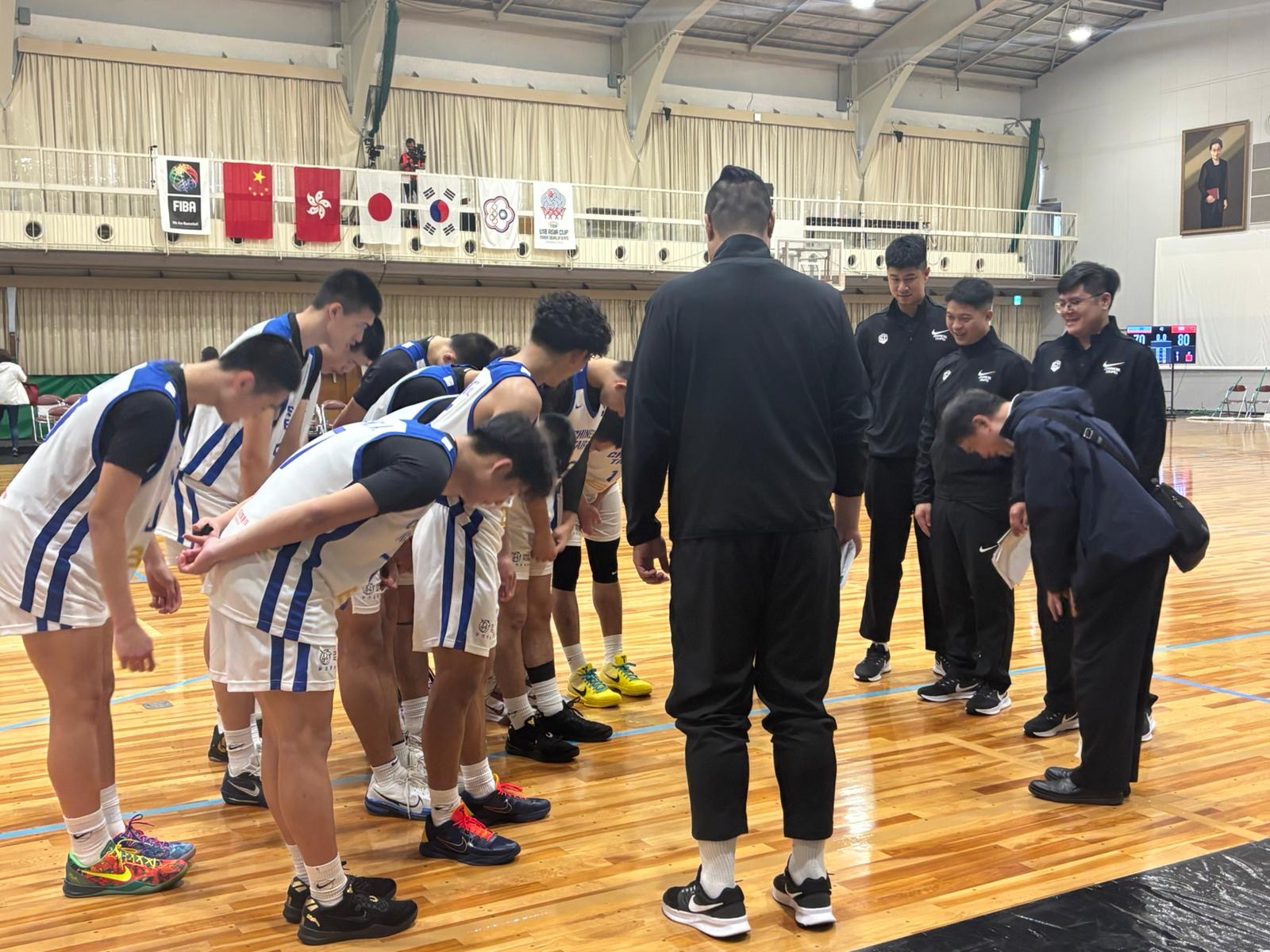 U18亞洲盃資格賽中華小將。(籃協提供)