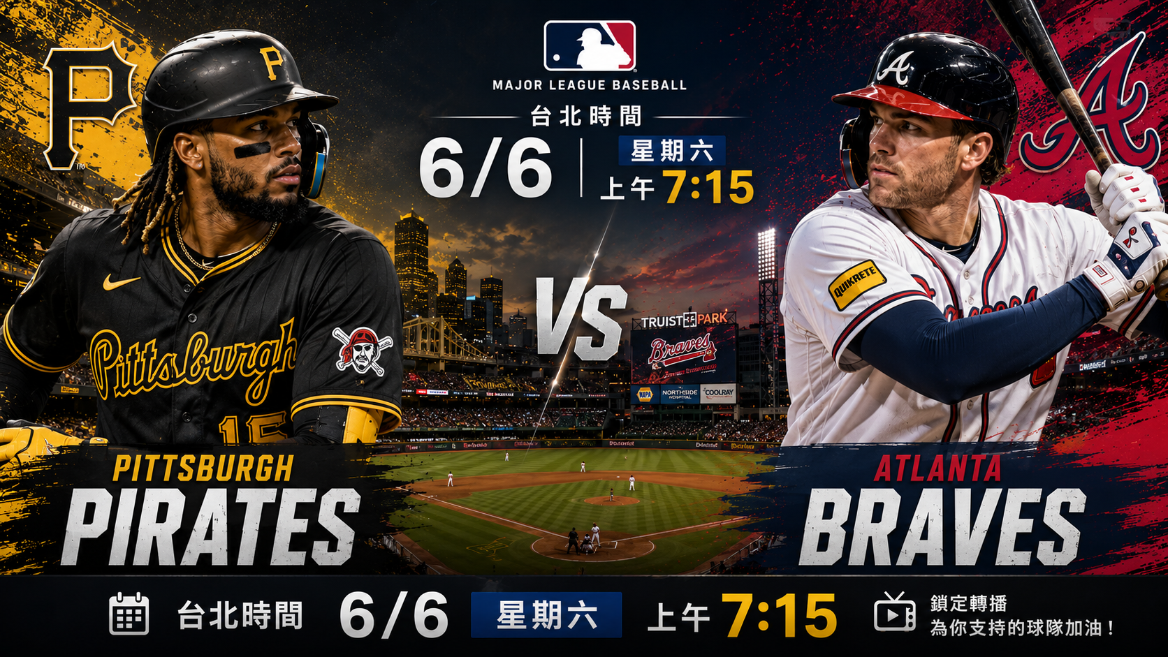MLB運彩分析解盤  「海盜遠征亞特蘭大！勇士主場強勢迎戰」      