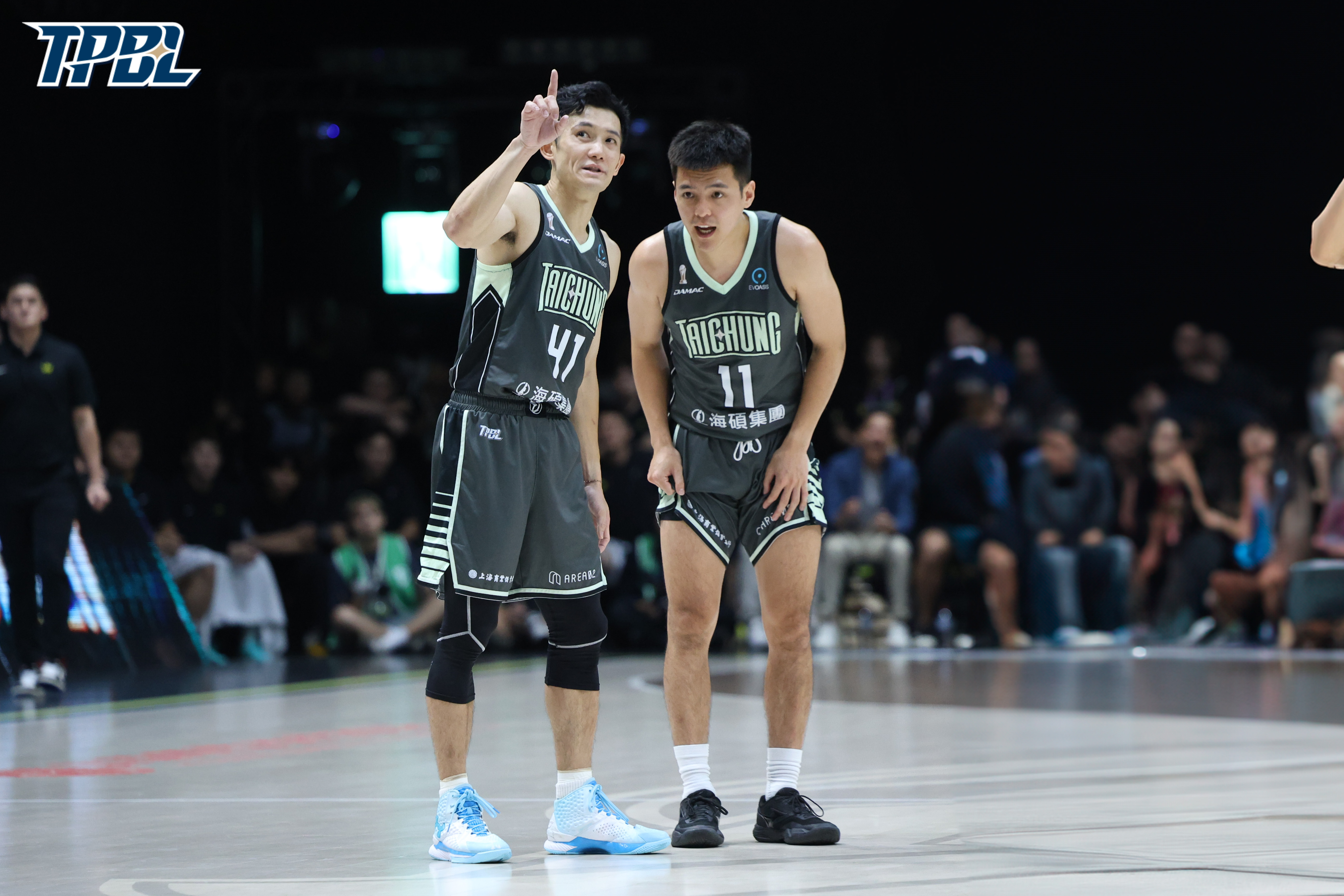 蔣淯安(左)、林俊吉(右)。(TPBL提供)