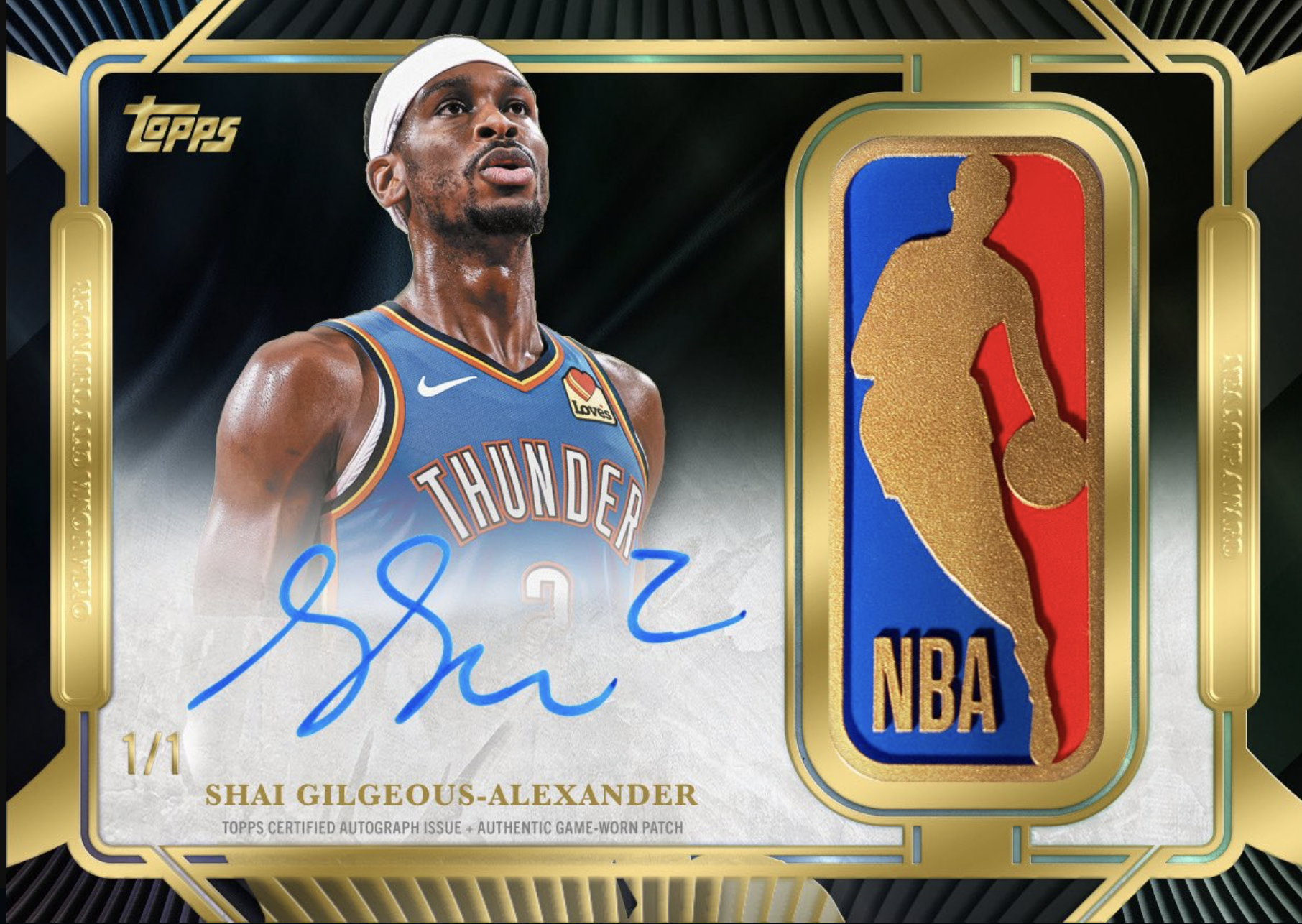SGA球員卡 （截自Topps 官方X)