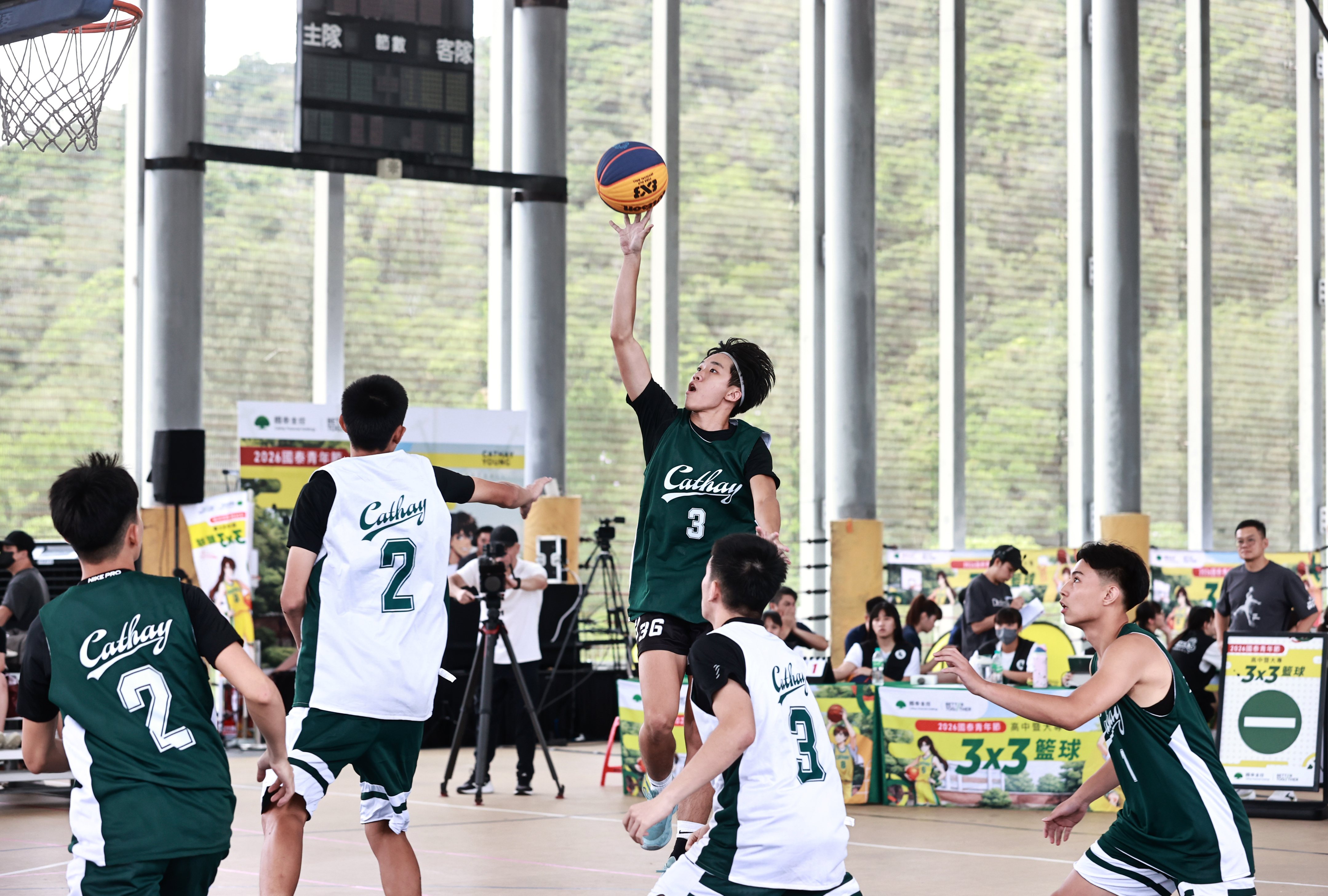 2026國泰青年節高中暨大專3X3籃球，大會提供。