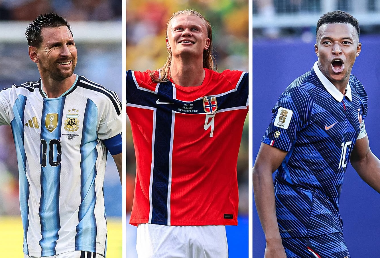 美加墨世界盃》Haaland、Messi、 Mbappé都至少踢進7球　締造賽史新紀錄