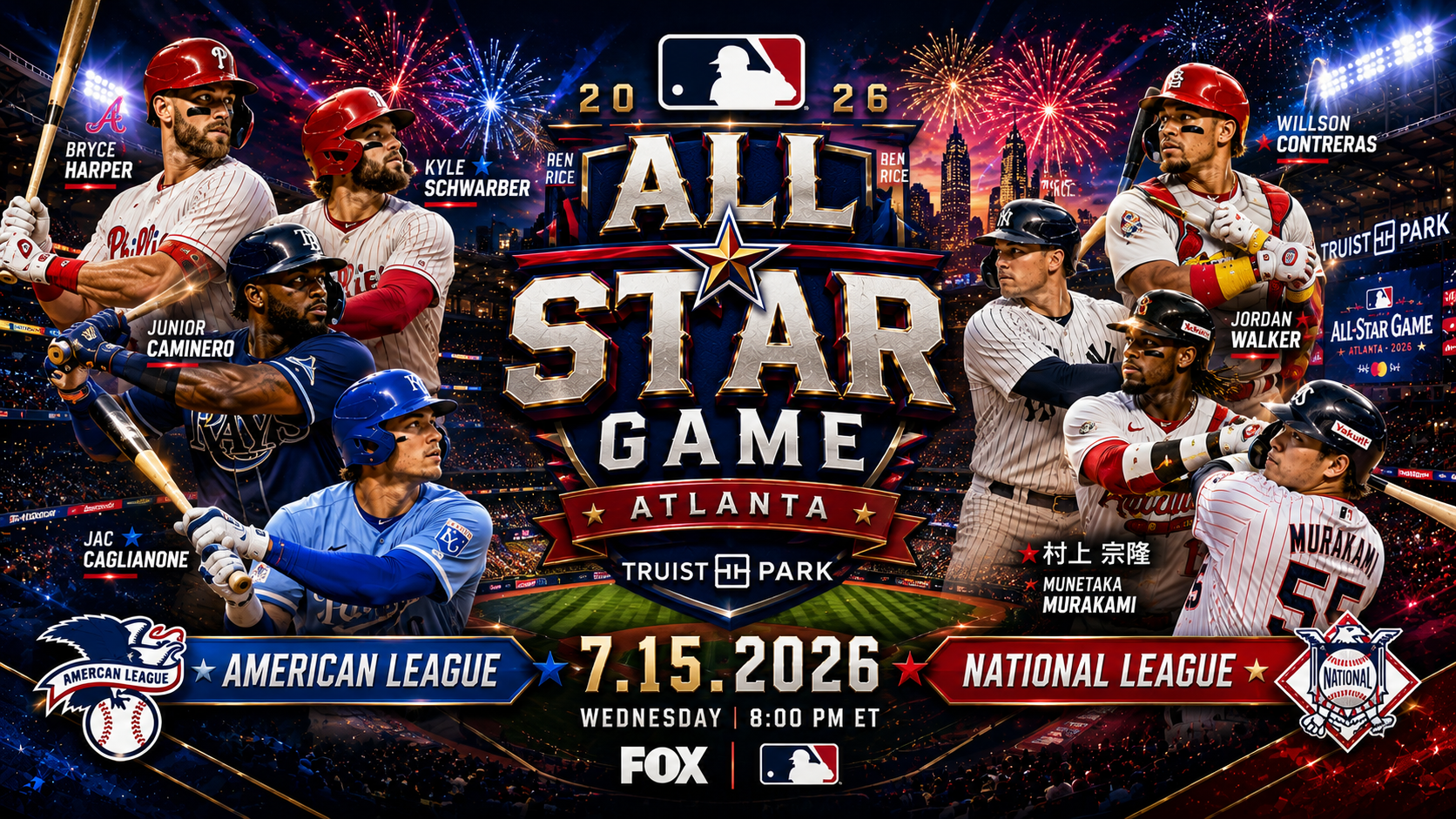 MLB運彩分析 》星光閃耀費城  2026 MLB明星賽登場